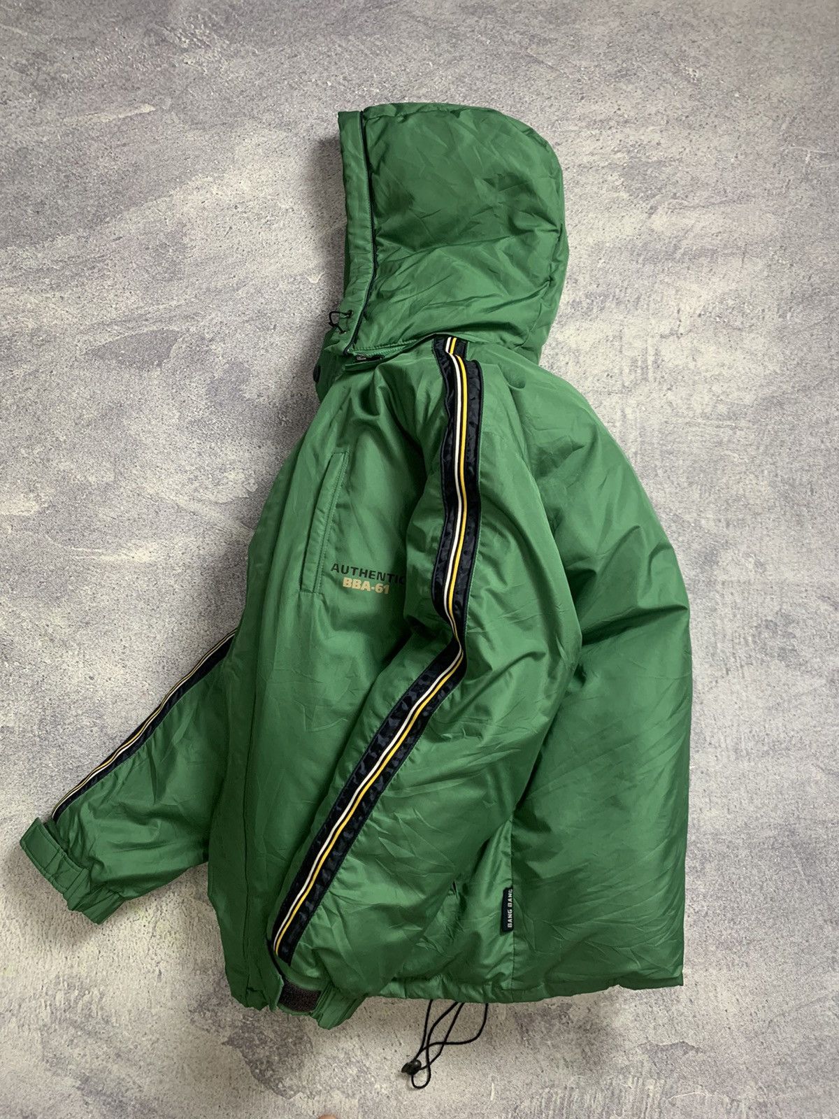 Japanese Brand × Vintage Vintage Green 'Bangbang' Down Jacket Size US M / EU 48-50 / 2 - 2 Thumbnail