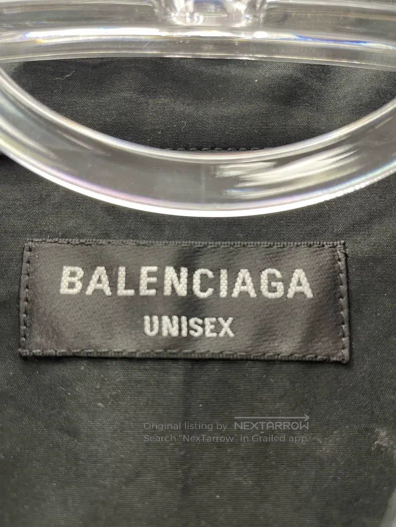 Balenciaga Balenciaga Solid Color Logo Printed Collared Long Sleeve S Size US XXS / EU 40 - 3 Thumbnail