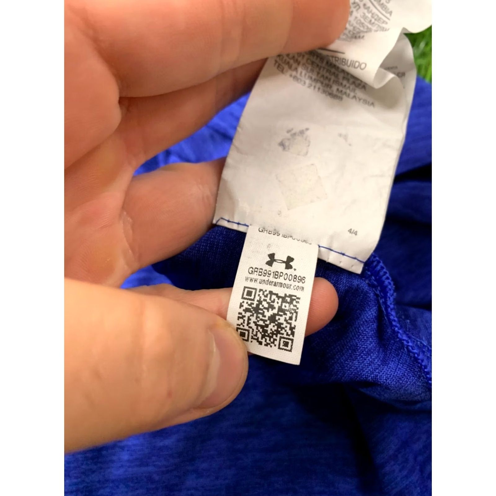 Under Armour UNDER ARMOUR TECH MEN SHIRT T-SHIRT Jersey BLUE 2019 CrossFit Training Loose Fit Short Sleeve Size L Size US L / EU 52-54 / 3 - 7 Thumbnail
