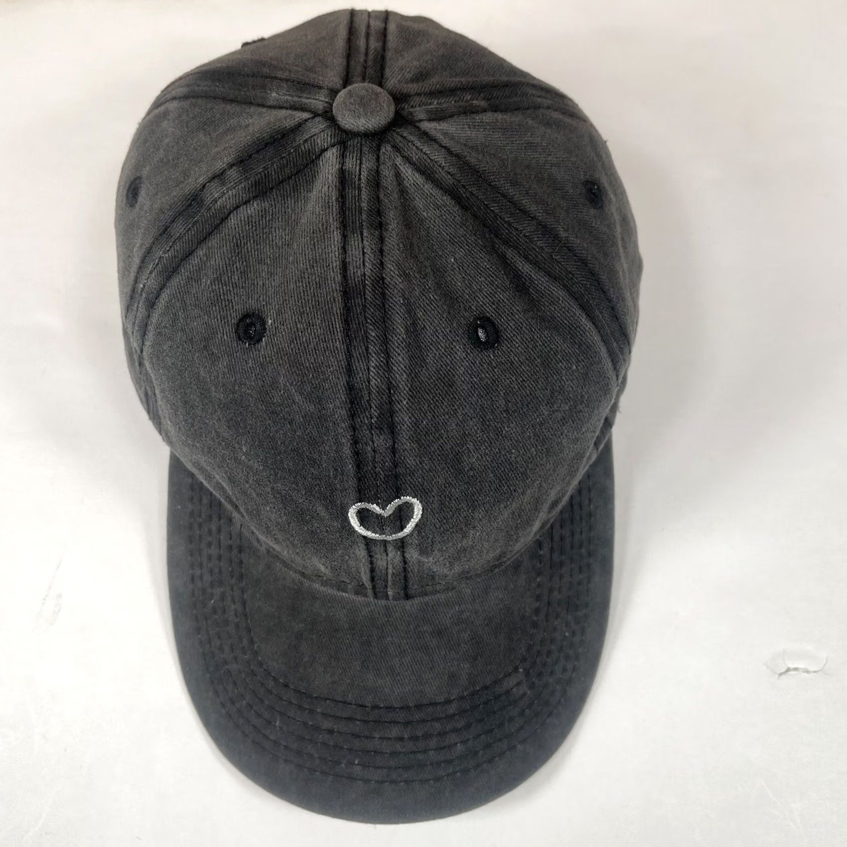 Vintage Unknown Embroidered Adjustable Baseball Hat Cap Solid Faded Black Cotton Cap Unisex Adults StrapBack Mens Womens Hat Size ONE SIZE - 2 Thumbnail