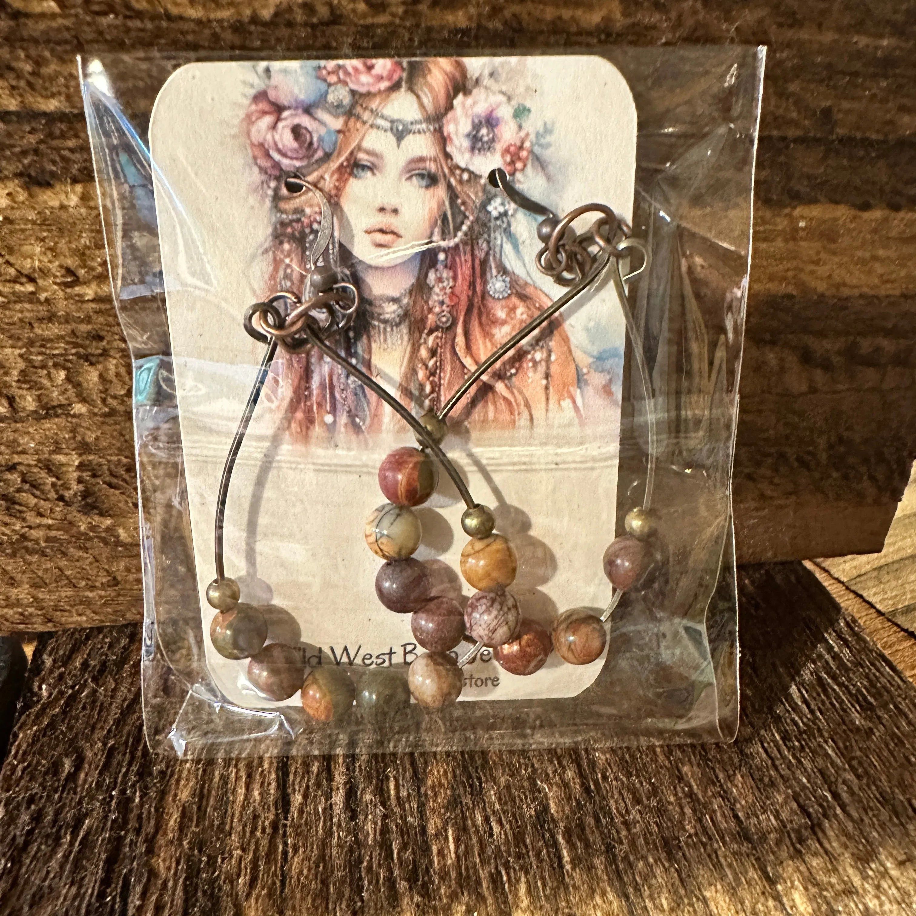 Other Handmade Western Hippie Copper Wire Colorful Wooden Beads Dr Size ONE SIZE - 6 Thumbnail