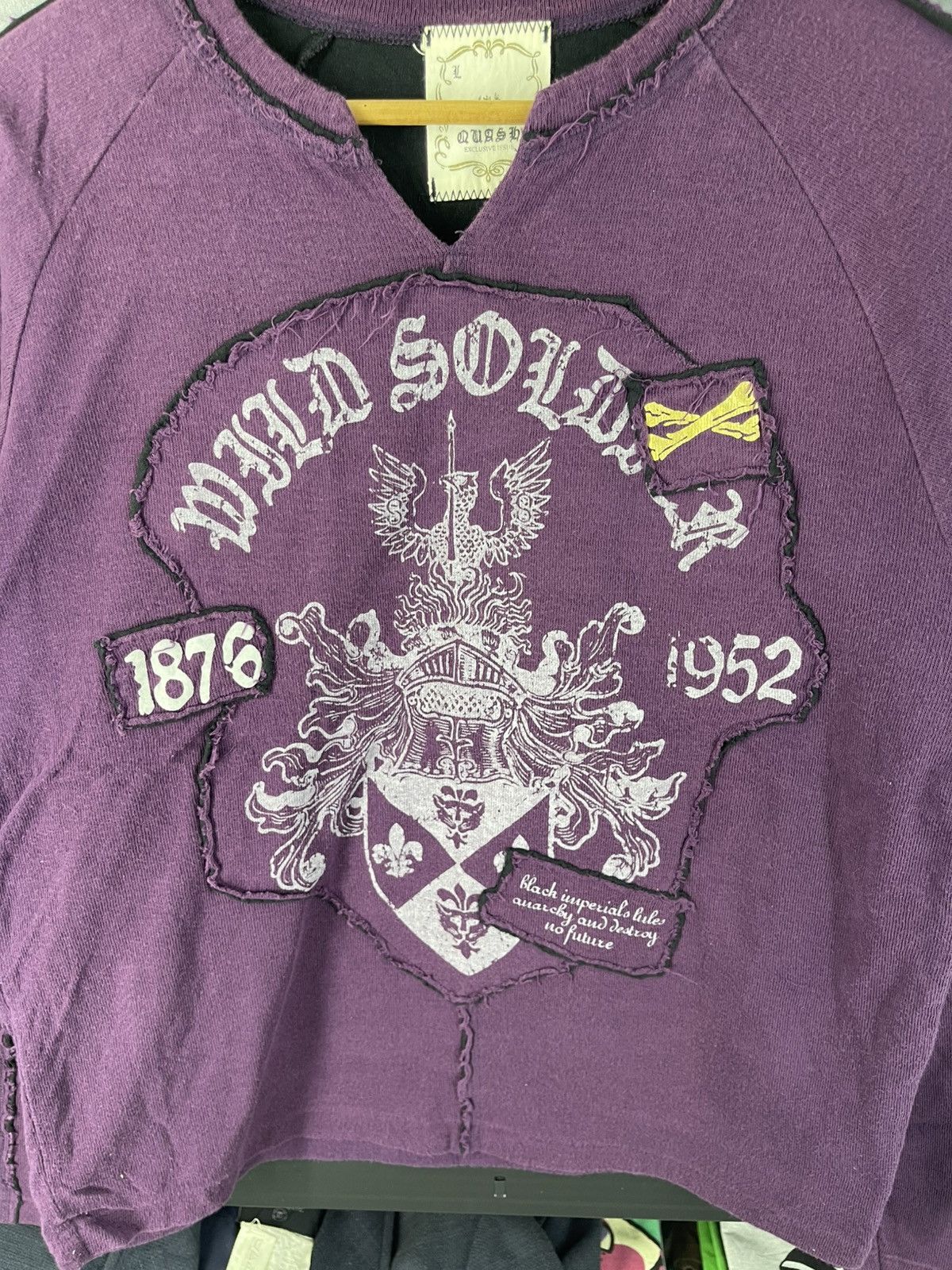 Japanese Brand Vintage Quash Wild Soldiers Punk Design Sweatshirt Size US L / EU 52-54 / 3 - 8 Thumbnail