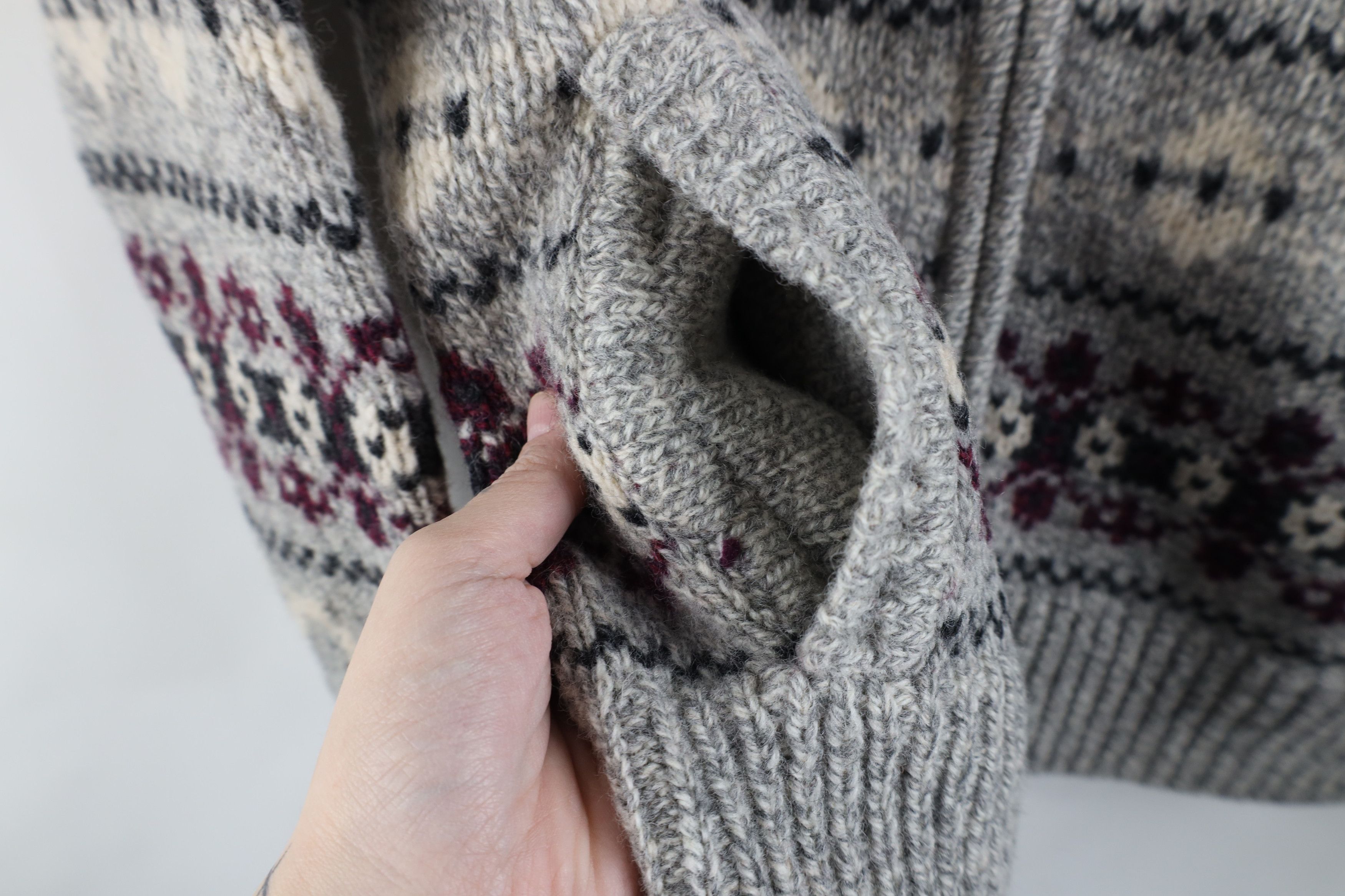 L.L. Bean × Vintage Vintage LL Bean Lambswool Full Zip Cardigan Sweater Size M / US 6-8 / IT 42-44 - 5 Thumbnail