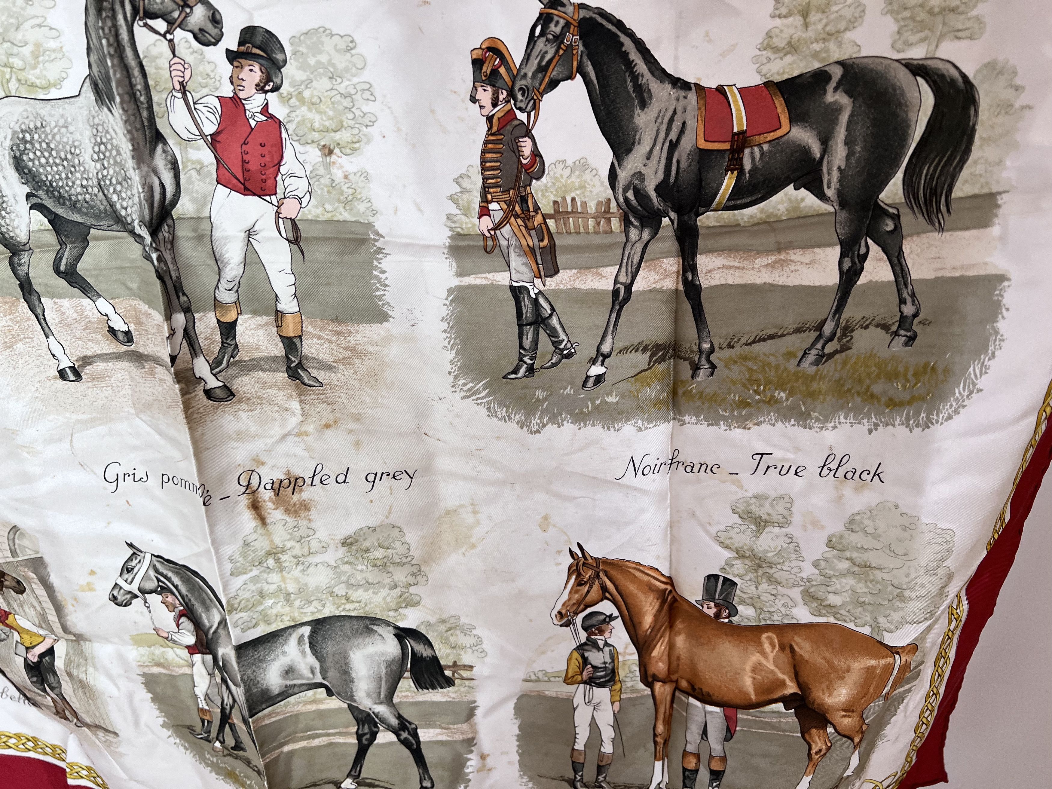Hermes HERMES SILK SCARF LES ROBES CARRE PHILIPPE LEDOUX HAND ROLL Size ONE SIZE - 4 Thumbnail