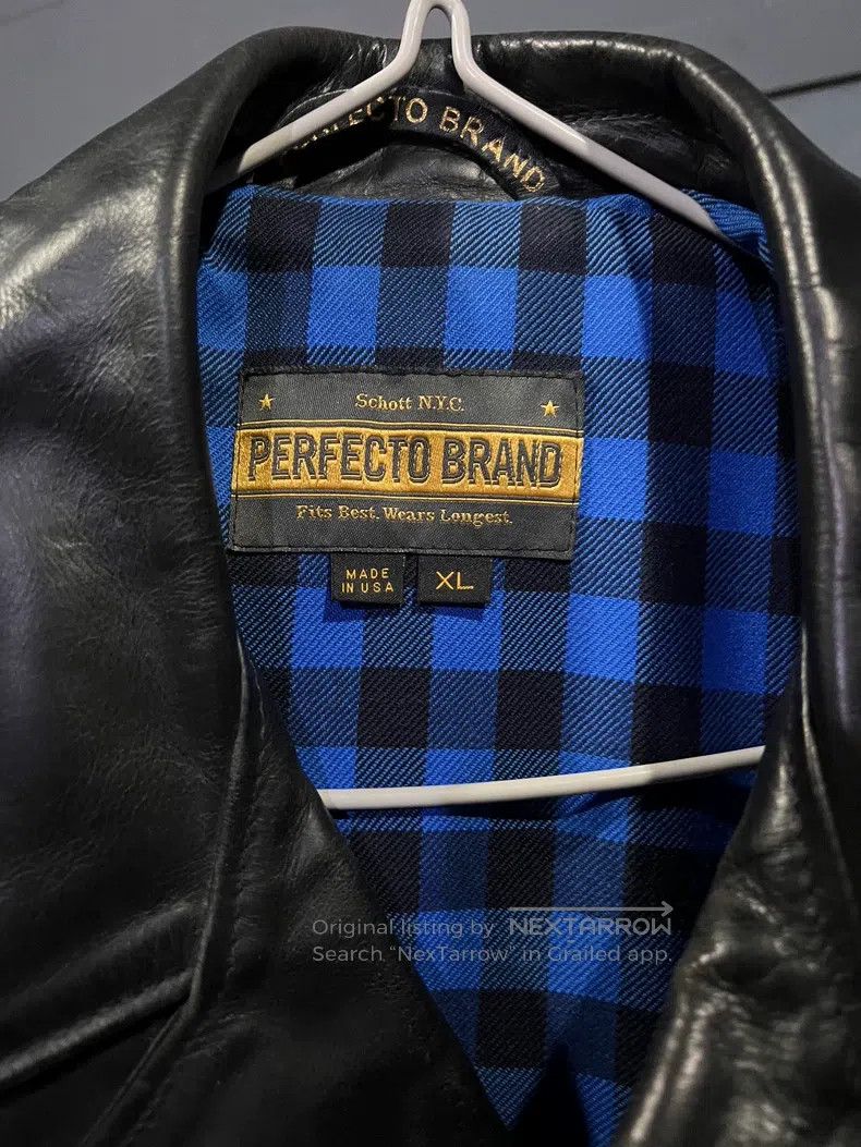 Schott Schott NYC Black Star cable-stayed leather jacket Size US XL / EU 56 / 4 - 2 Thumbnail