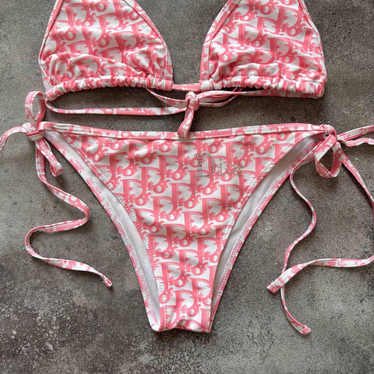Dior Christian Dior by John Galliano 2000’s Y2K Bikini Swimwear Size ONE SIZE - 6 Thumbnail