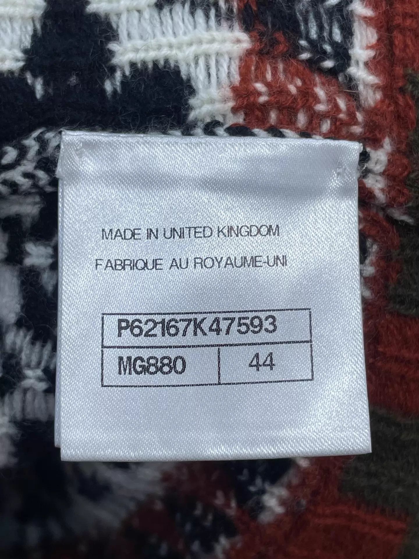 Chanel Chanel Geo Colorblocked Snowflake Button Cardi 44 Size L / US 10 / IT 46 - 8 Thumbnail