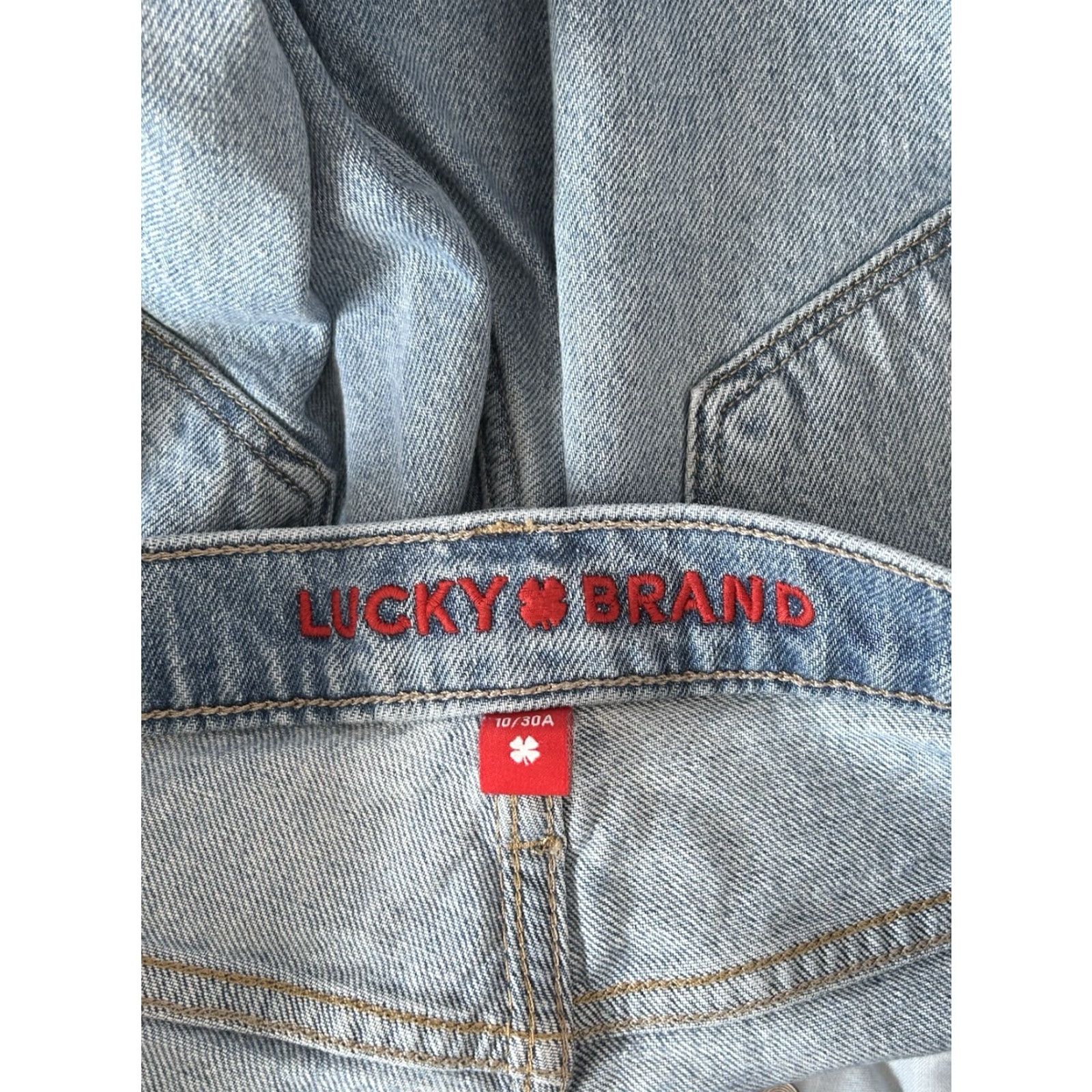 Lucky Brand Lucky Brand Zoe Straight High Rise Blue Denim Jeans Sz 10/30 Womens Size 32" / US 10 / IT 46 - 7 Thumbnail