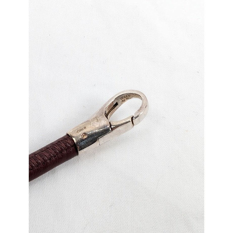 Bottega Veneta o1rshd1 Size: S / Silver/Nappa Sterling Bracelet in Barolo Size ONE SIZE - 8 Thumbnail