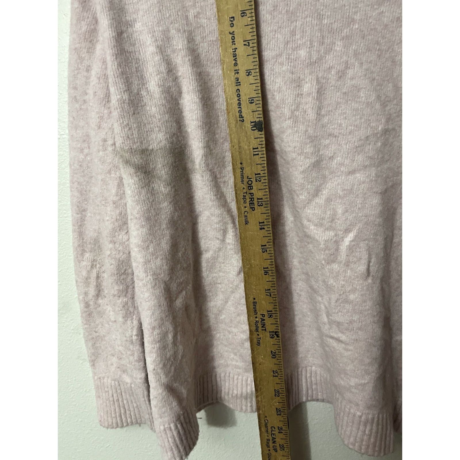 Loft Ann Taylor Loft Pink Long Sleeve Acrylic Blend Knit Crew Neck Sweater Size M Size M / US 6-8 / IT 42-44 - 4 Thumbnail