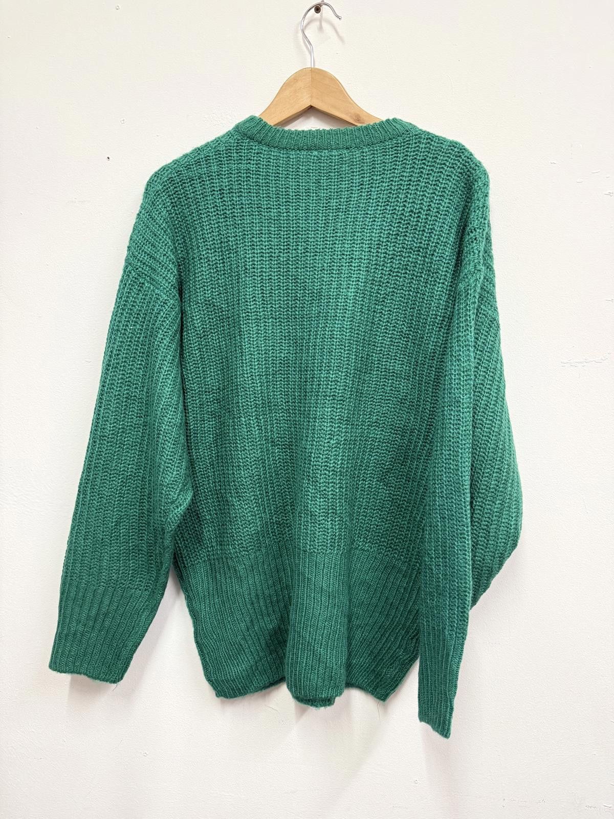 Unknown London Green Knit Sweater Size XL / US 12-14 / IT 48-50 - 2 Thumbnail