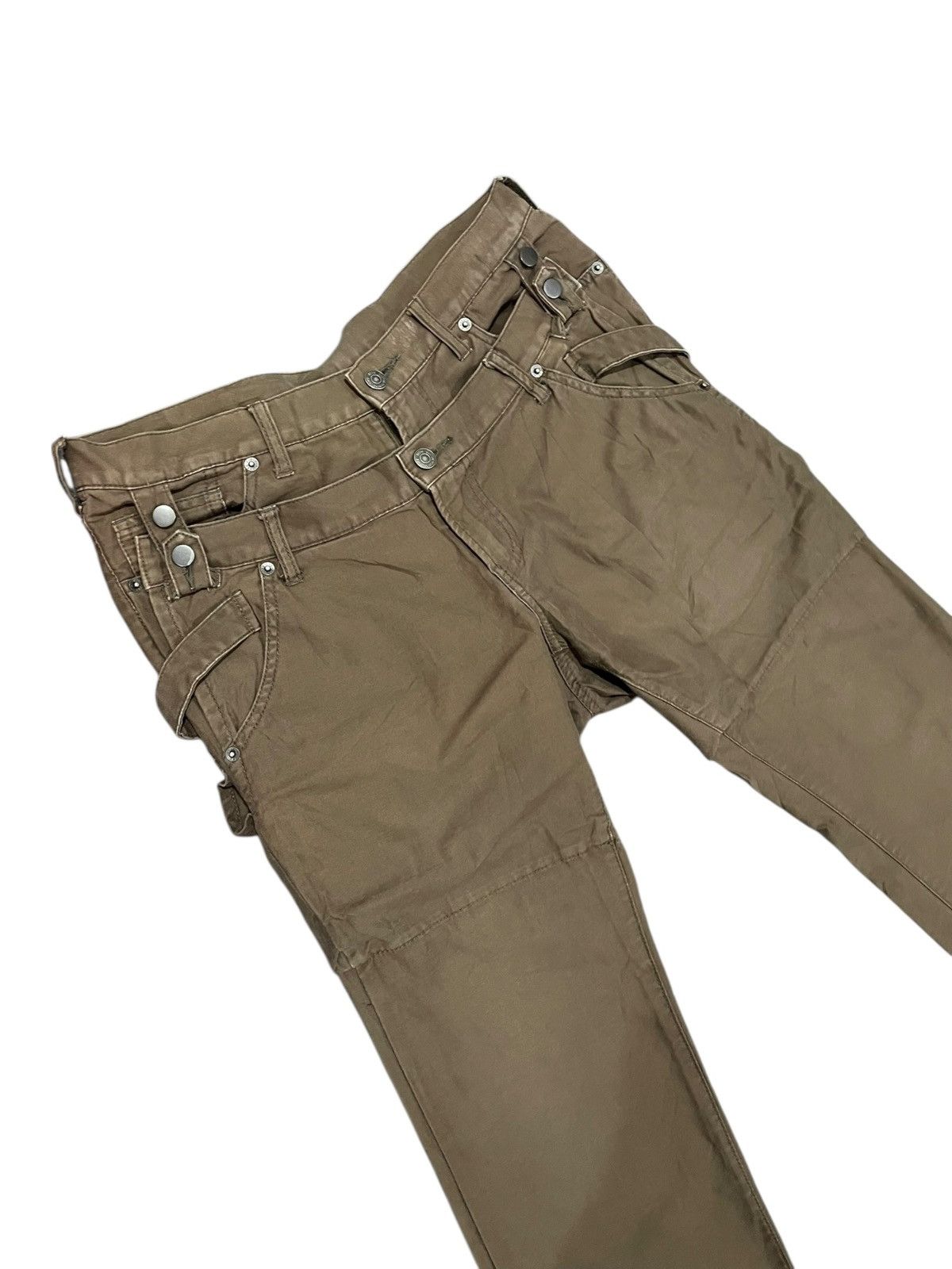 If Six Was Nine PPFM Double Waist Punk Rock Pants Size US 32 / EU 48 - 9 Thumbnail