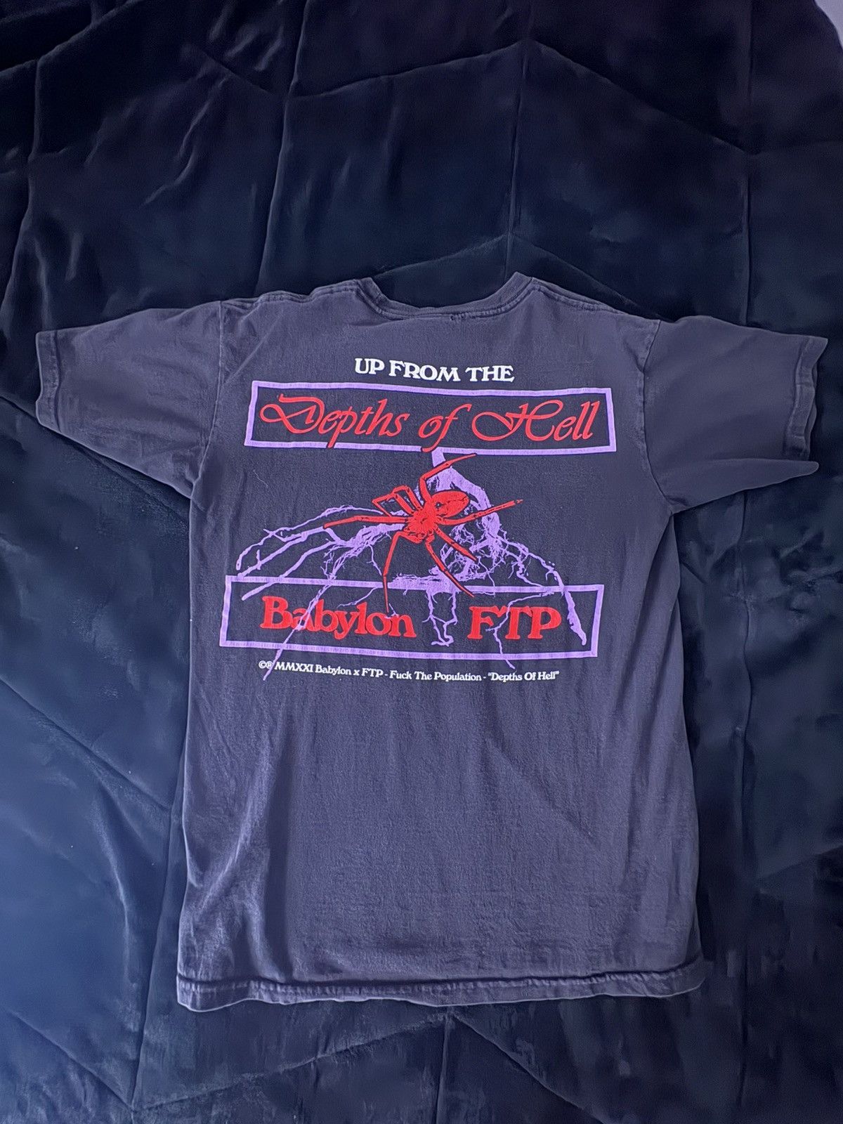 Babylon × Fuck The Population FTP X BABYLON SPIDER TEE Size US S / EU 44-46 / 1 - 1 Thumbnail
