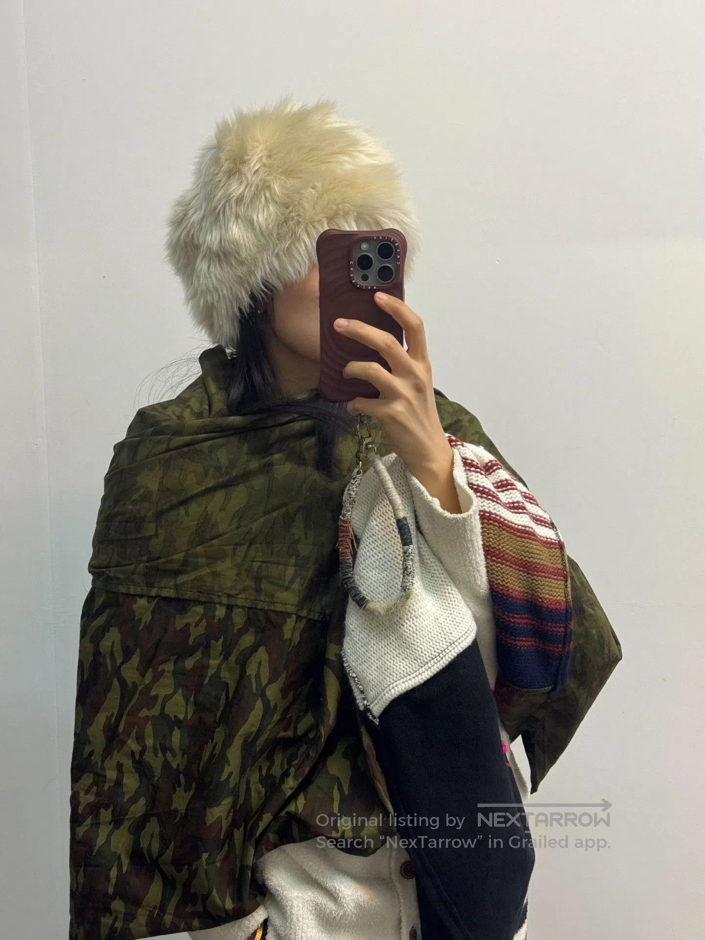 CA4LA Ca4la Furry Cold Weather Hat. Size ONE SIZE - 1 Thumbnail