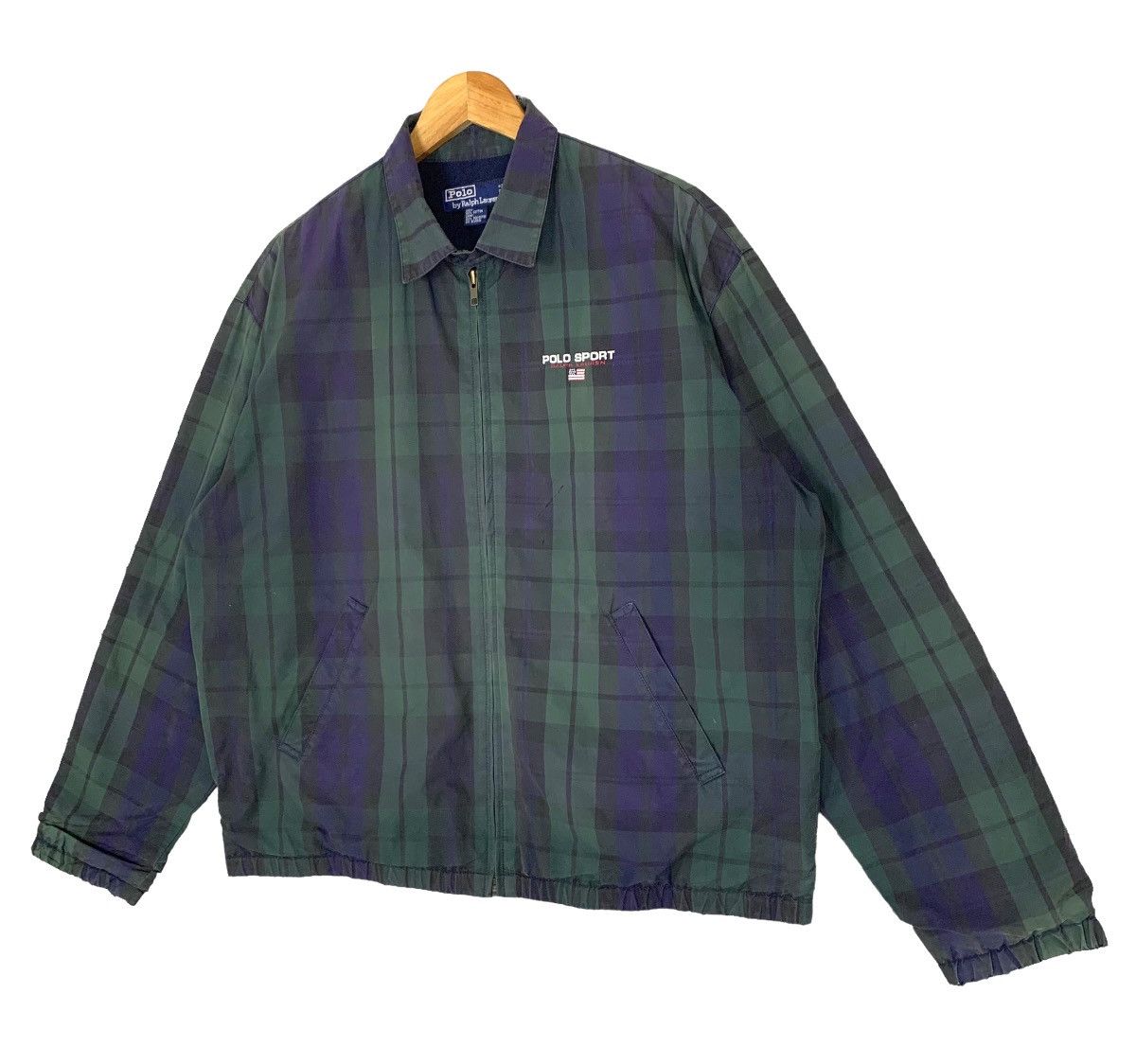 Vintage Polo by Ralph Lauren Plaid Full Zip Jacket