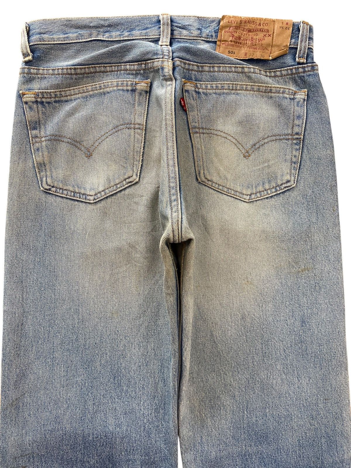 Levi's Vintage Levi’s 501 Faded Wash Style Straight Leg Jeans Size US 30 / EU 46 - 4 Thumbnail