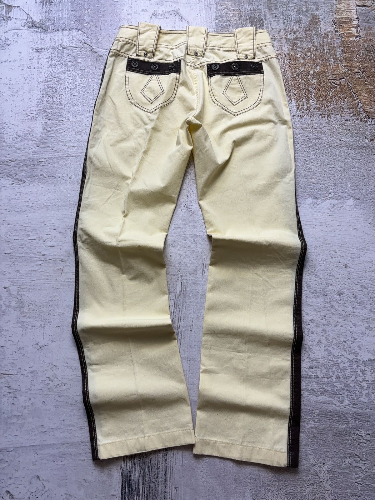 Diesel Diesel Vintage Straight Striped Pants 00s Casual Size 29" - 2 Thumbnail