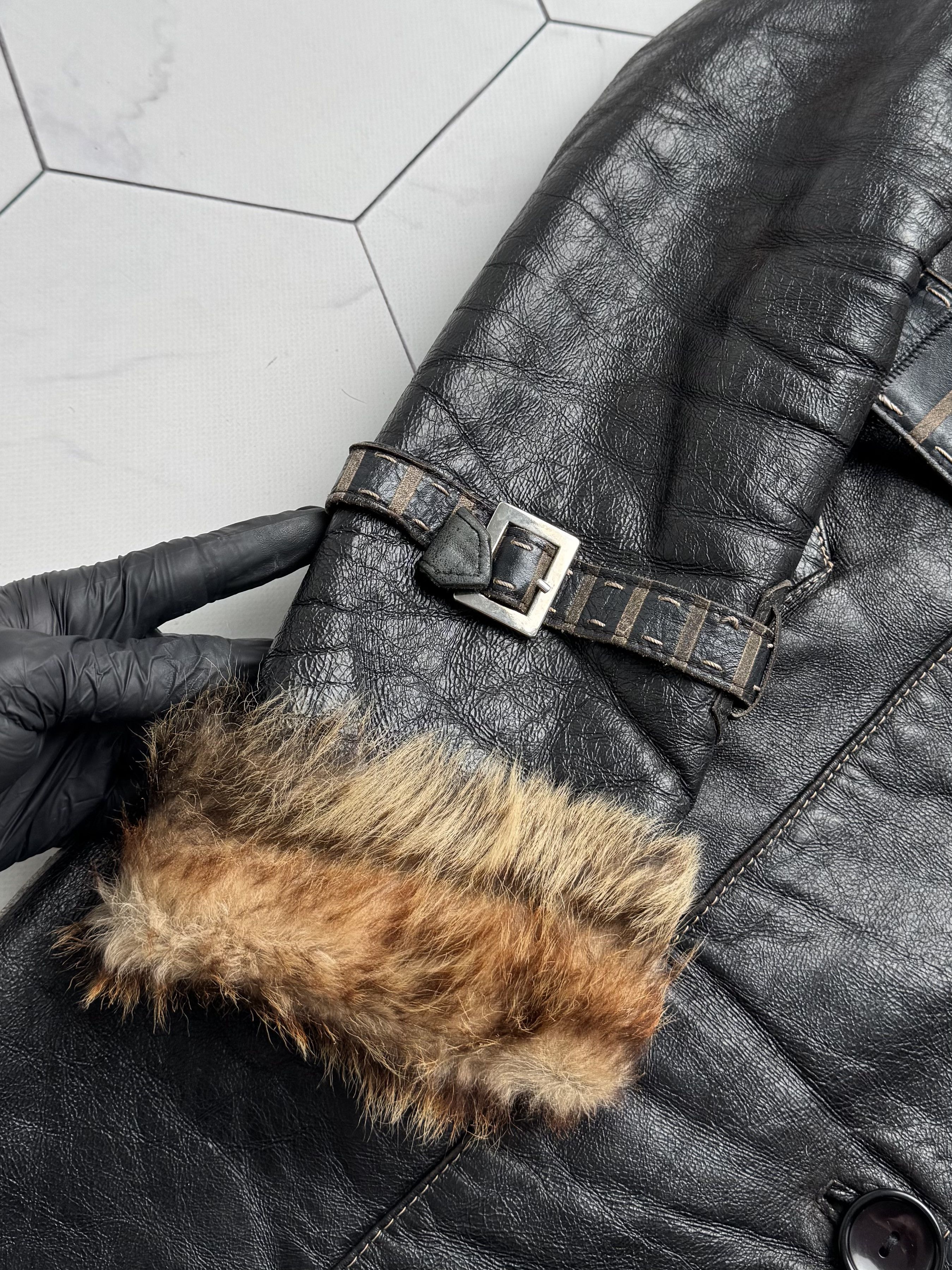 Vintage Vintage Real Sheepskin Hooded Coat With Belted (B550)E2D15 Size S / US 4 / IT 40 - 7 Thumbnail