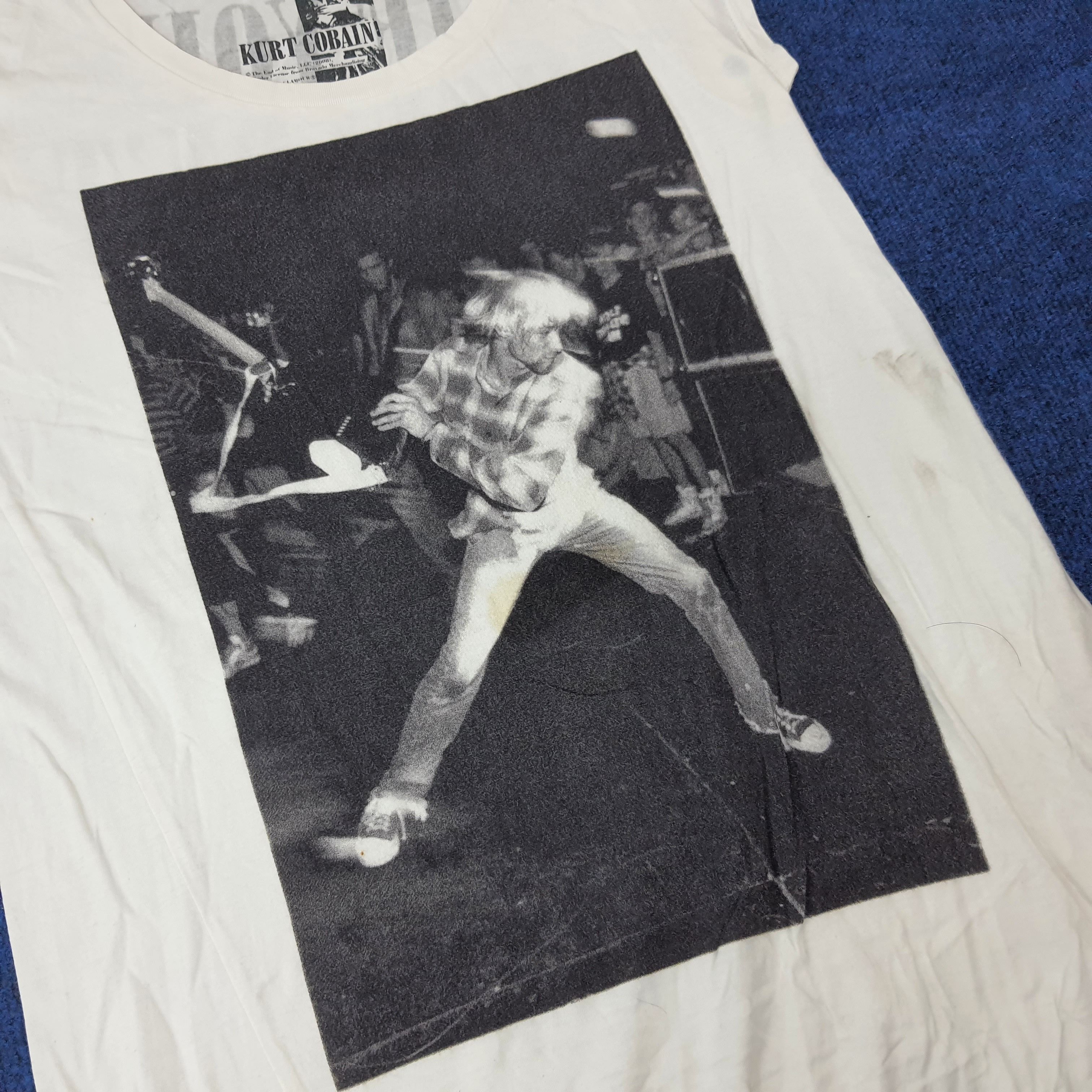 Hysteric Glamour Vintage Hysteric Glamour Kurt Cobain Nirvana TankTop C276N34 Size S / US 4 / IT 40 - 2 Thumbnail
