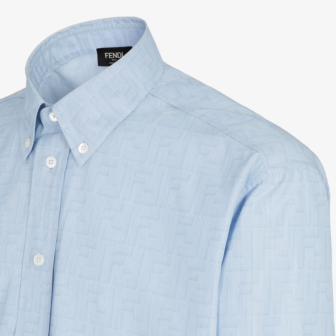 Fendi o1s1wg111125 Shirt in Light Blue Size US M / EU 48-50 / 2 - 3 Thumbnail