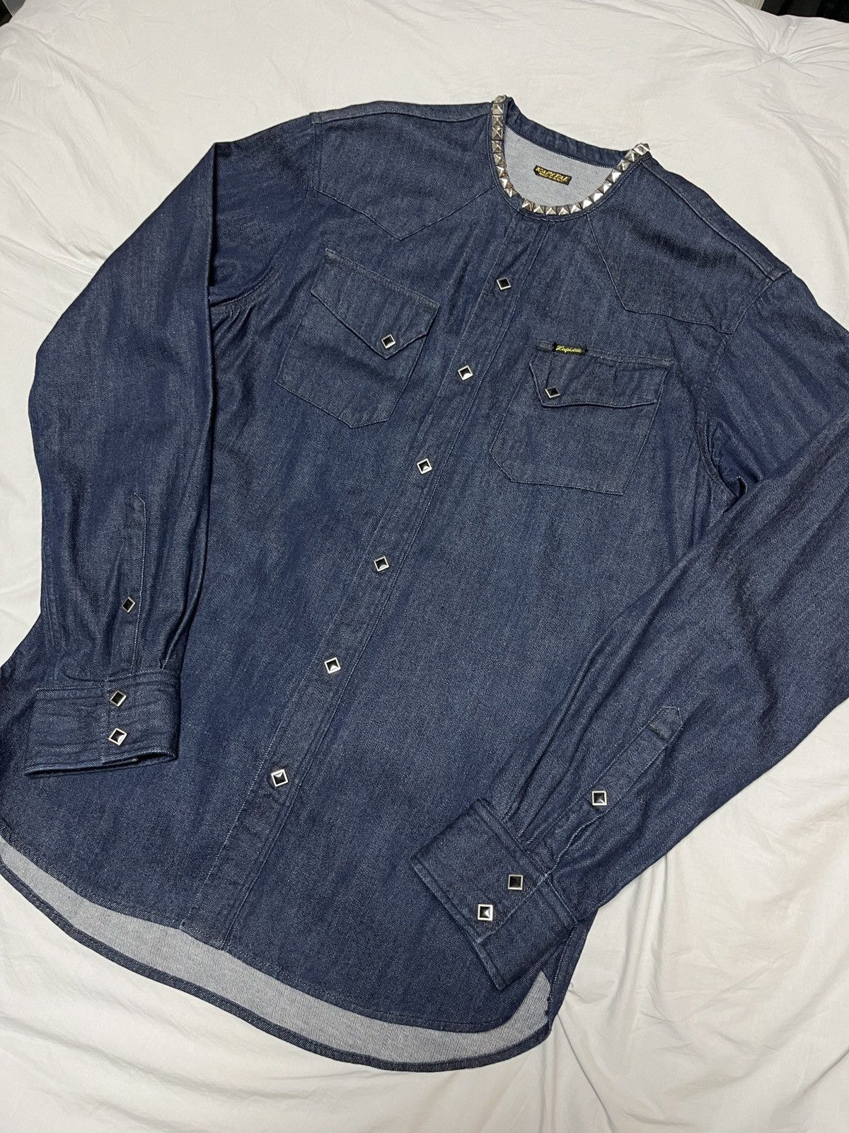 Kapital Kapital 80z denim band color stud western shirt Size US XL / EU 56 / 4 - 10 Thumbnail