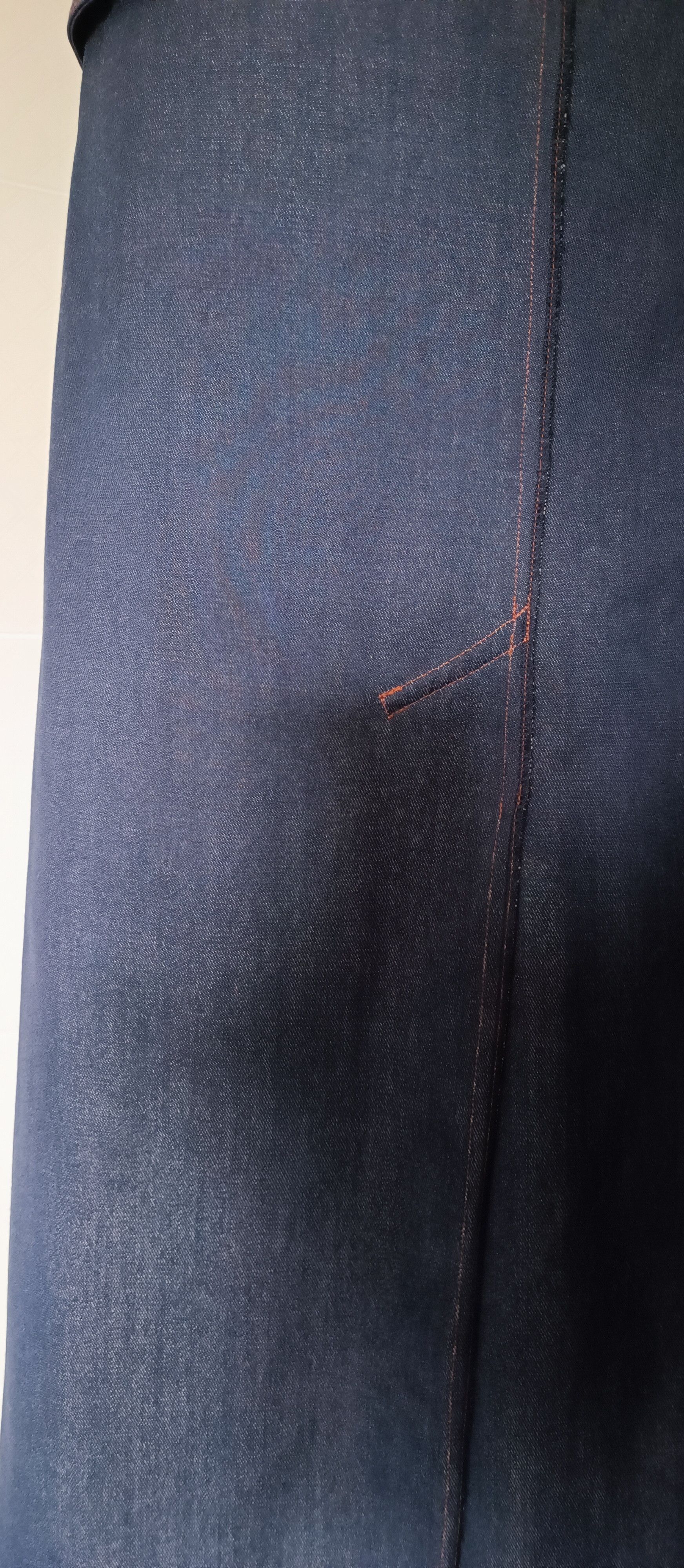 Jean Paul Gaultier FW1992/93- Gaultier Jeans - Long dress with fringes Size S / US 4 / IT 40 - 7 Thumbnail
