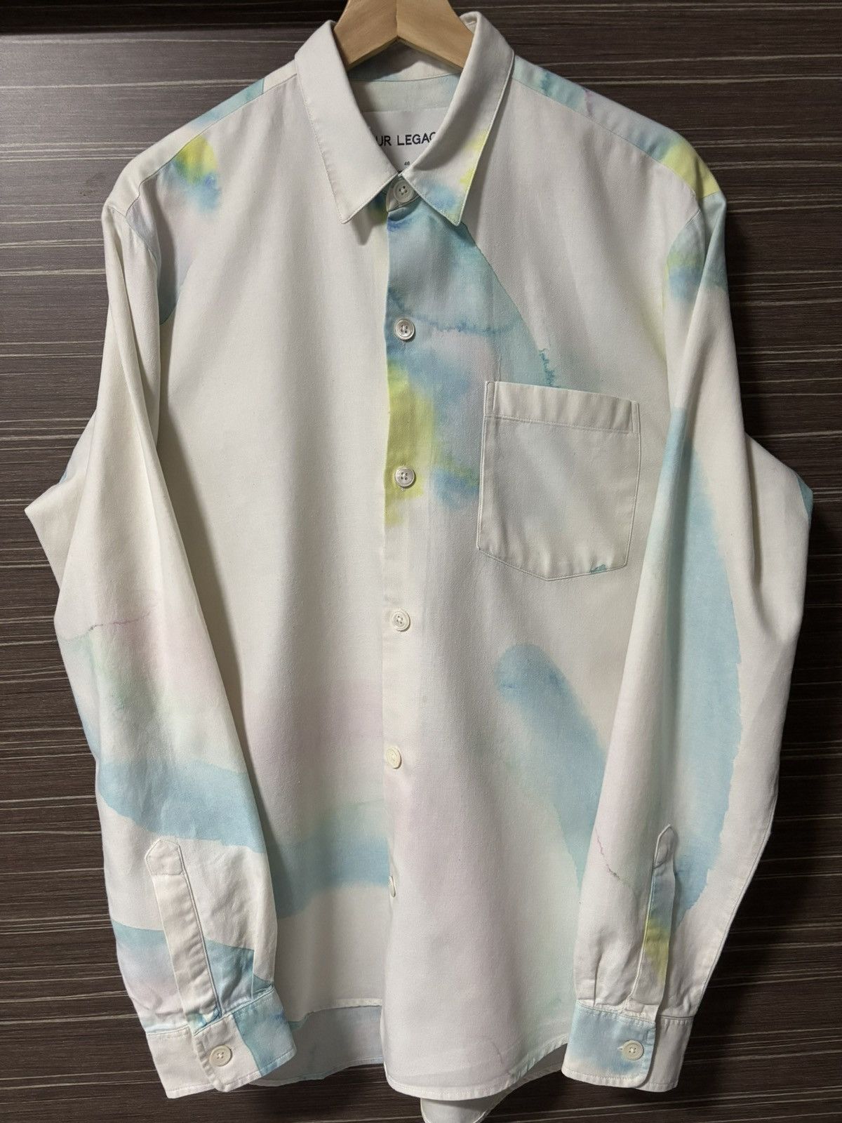 Our Legacy White Cotton Wool Shirt
