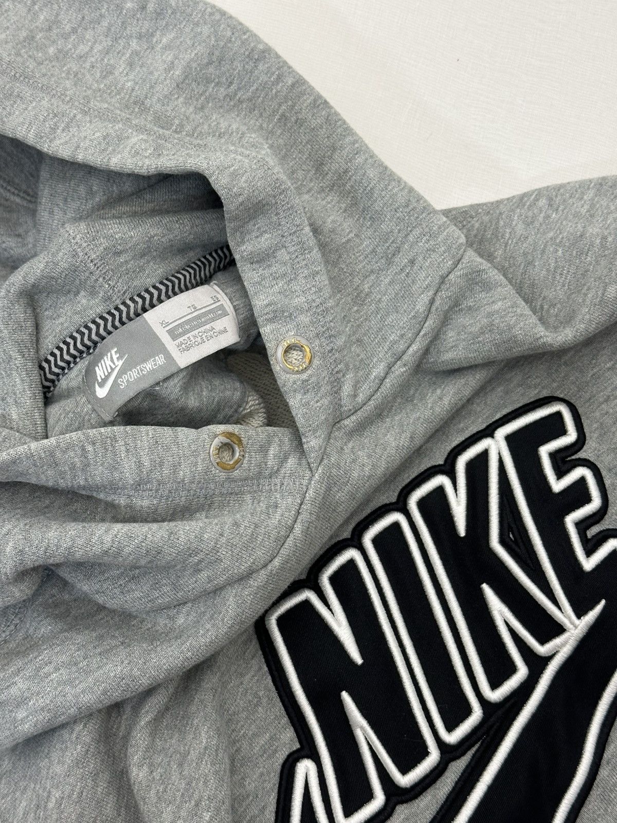 Nike Nike Sportswear Y2K Gray Tag Swoosh Logo Hoodie XL Size US XL / EU 56 / 4 - 8 Thumbnail