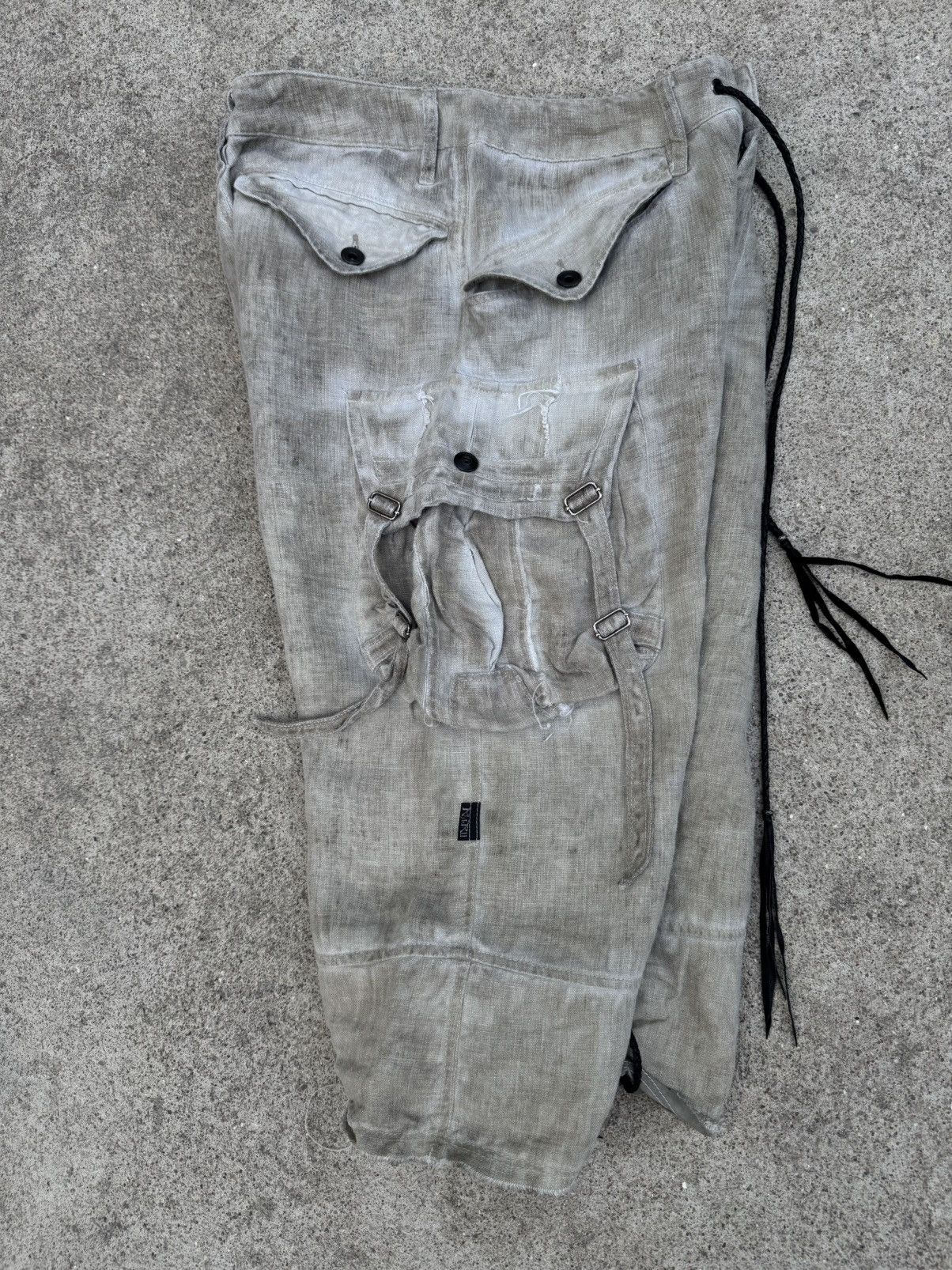 KMRii Kmrii Goat Linen Cargo Shorts Size US 31 - 18 Thumbnail