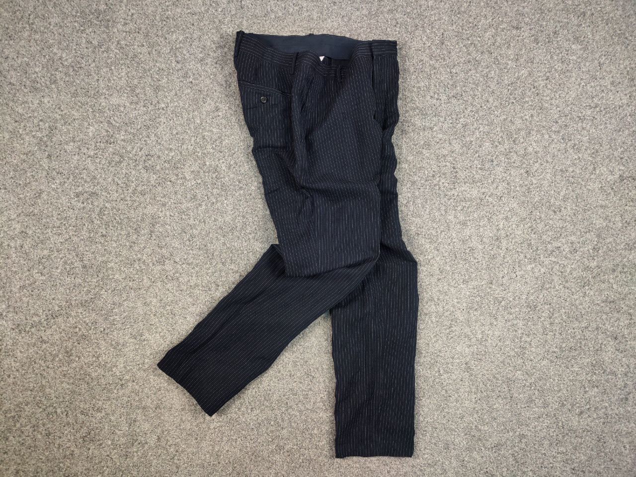 A.P.C. A.P.C. Rue Madame Paris Classic Wool Linen Trouser Pants Size US 34 / EU 50 - 12 Thumbnail