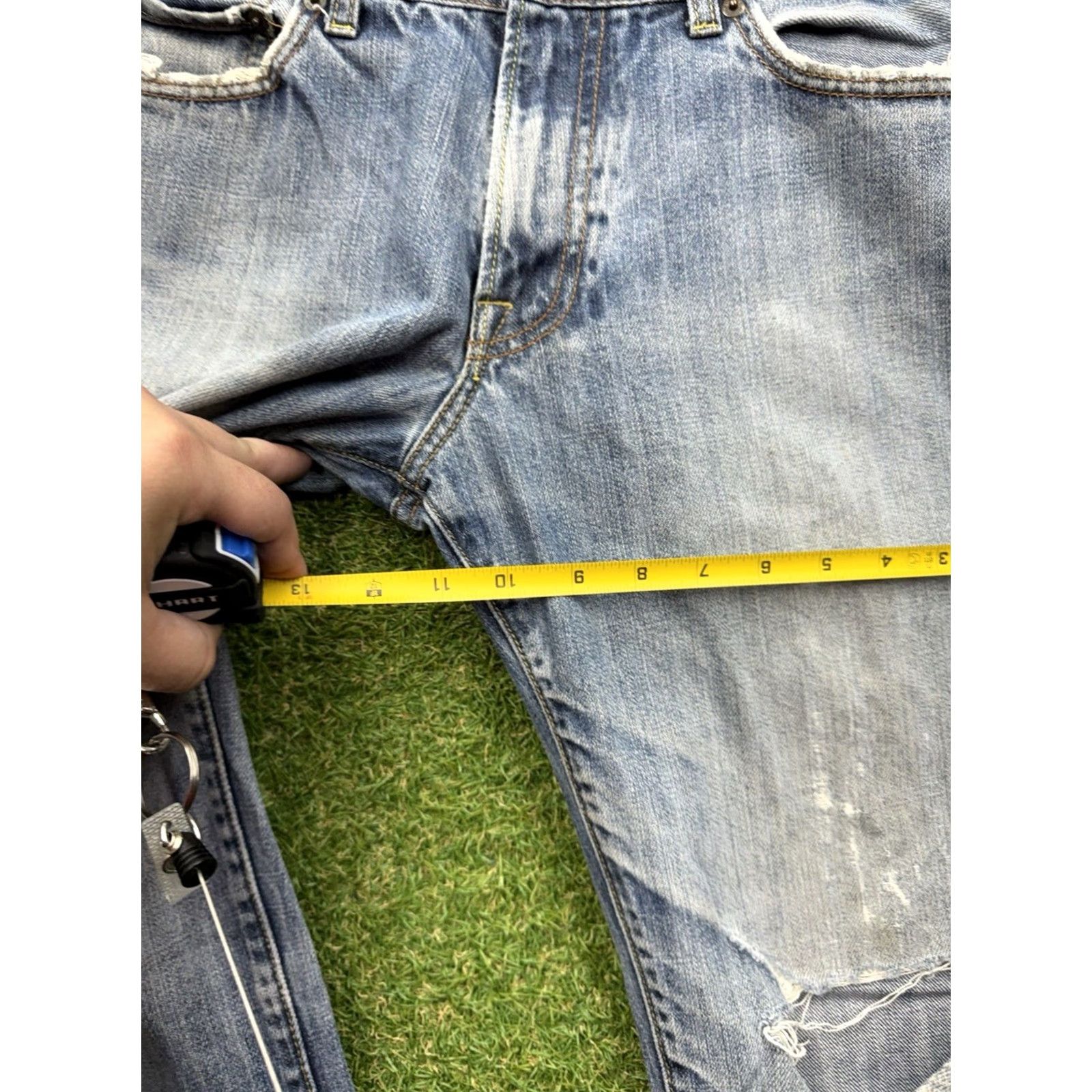 Lucky Brand Lucky Brand Jeans Mens 30 Straight Denim Blue 5-Pocket Regular Fit USA Made 30 Inseam 221 Original Light White Oak Cone Vintage: No Size US 30 / EU 46 - 6 Thumbnail