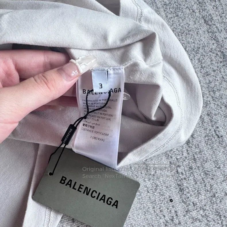 Balenciaga Balenciaga No band Logo printing short sleeve T-shirt Size US L / EU 52-54 / 3 - 3 Thumbnail
