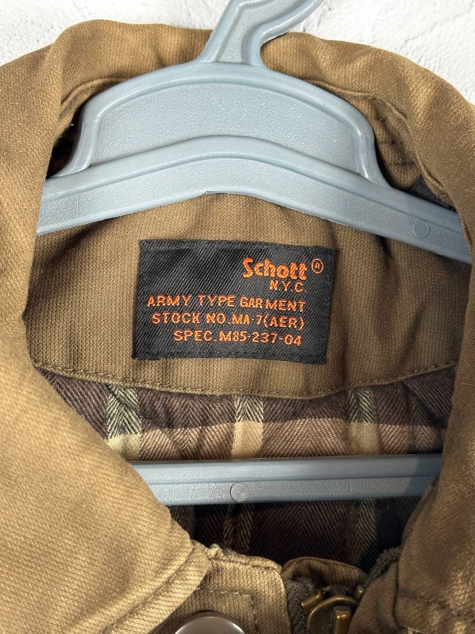 Schott Vintage 90s Schott MA 7 Flyers Army Military Jacket USA Size US M / EU 48-50 / 2 - 8 Thumbnail