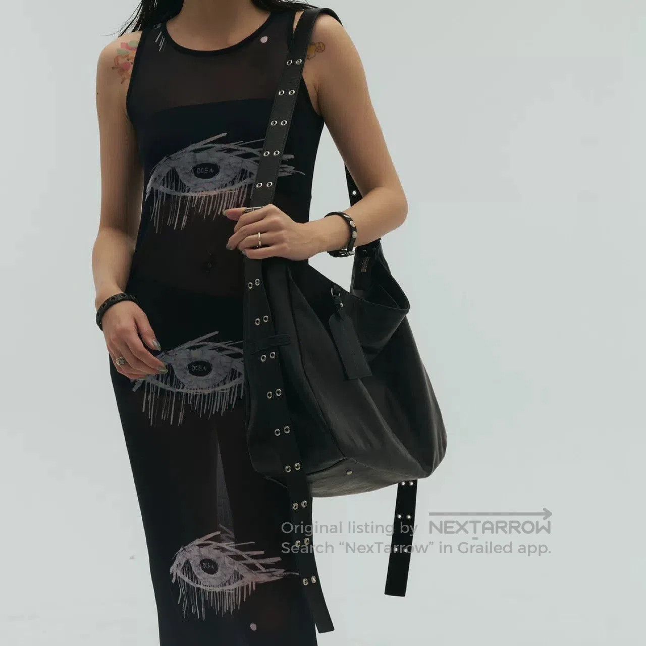 dylan refined punk oil wax leather bag. Size ONE SIZE - 5 Thumbnail