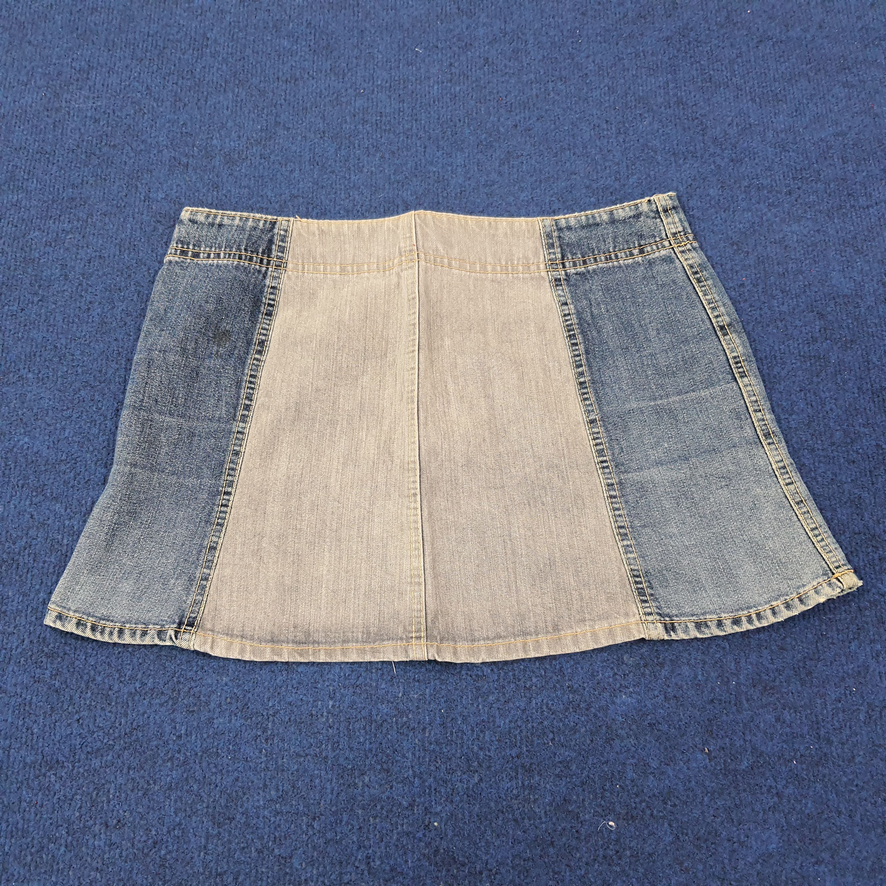Hysteric Glamour Vintage Hysteric Glamour Japan Jeans Mini Skirt C235N1 Size 29" - 3 Thumbnail