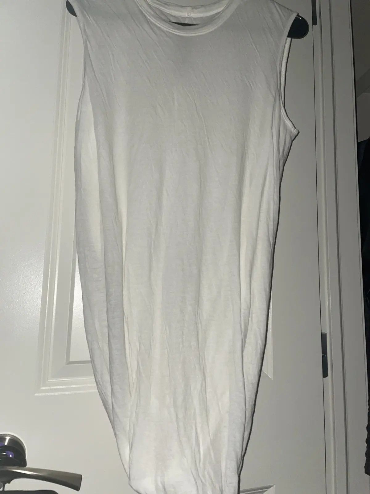 Rick Owens RICK OWENS SS/22 FOGACHINE DOUBLE LAYER SCARIFICATION TEE Size US XS / EU 42 / 0 - 1 Thumbnail