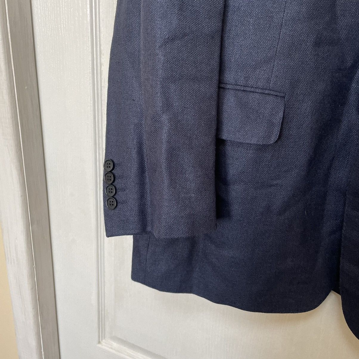 Canali 56 R 7 Canali Wool silk button Blazer jacket bomber old luxu Size US XL / EU 56 / 4 - 9 Thumbnail
