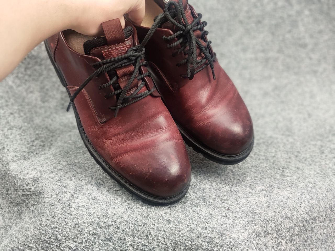 G-Star G Star Raw Dark Burgundy Leather Derby Shoes Avant Garde Size US 11 / EU 44 - 13 Thumbnail