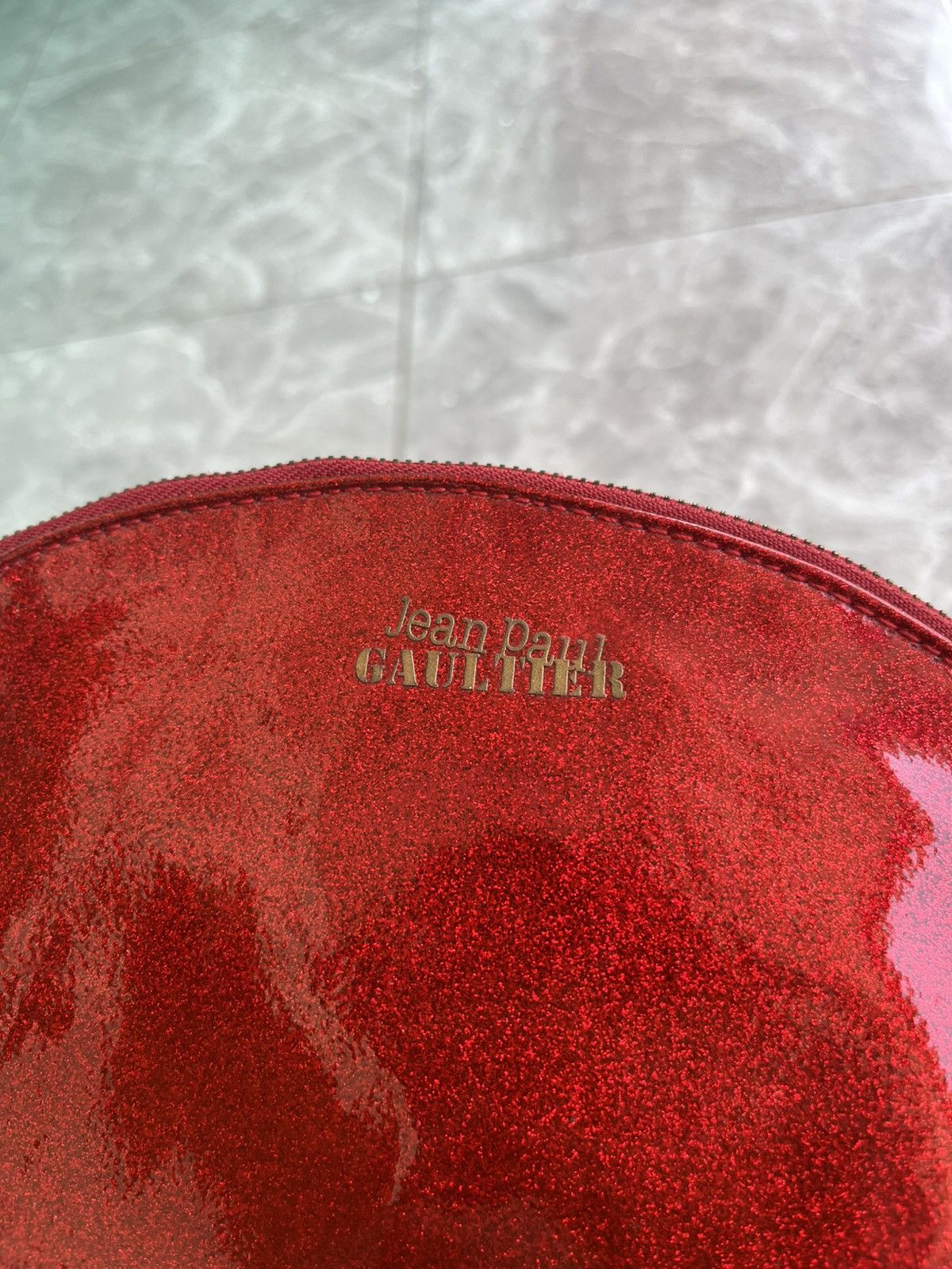 Jean Paul Gaultier Jean Paul Gaultier Red In Glitter Clutch Bag Size ONE SIZE - 3 Thumbnail