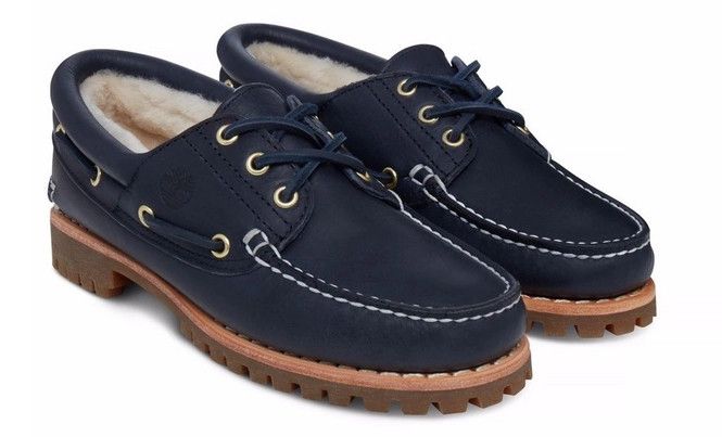 Timberland Timberland Noreen 3EYE Shearling Leather Boat Shoes Size US 6 / IT 36 - 4 Thumbnail