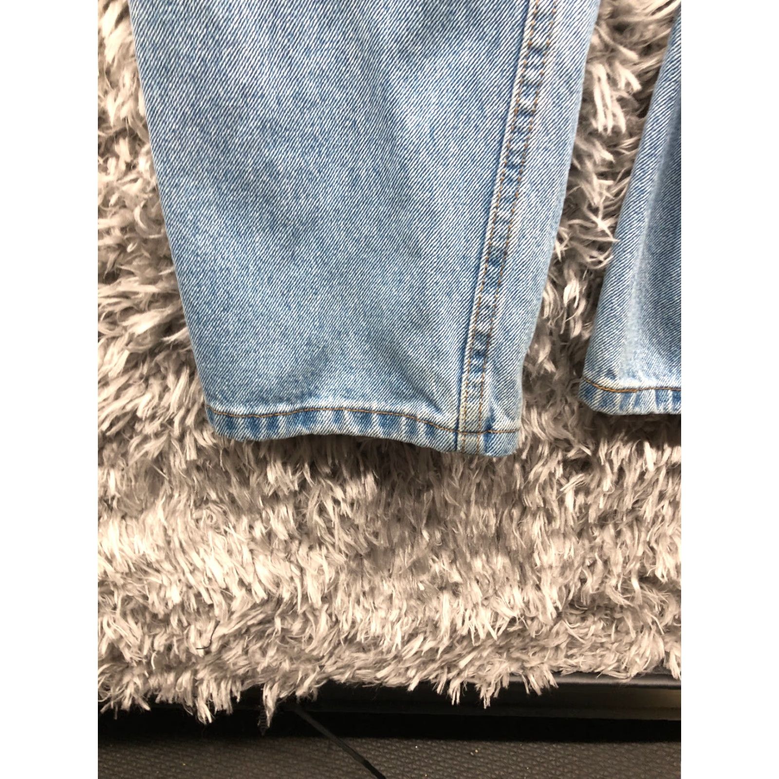 George George Jeans Size 32x32 Mens Mid Rise Straight Leg Stone Wash Blue Denim Jeans Mens Regular 5-Pocket Denim George Size US 32 / EU 48 - 7 Thumbnail