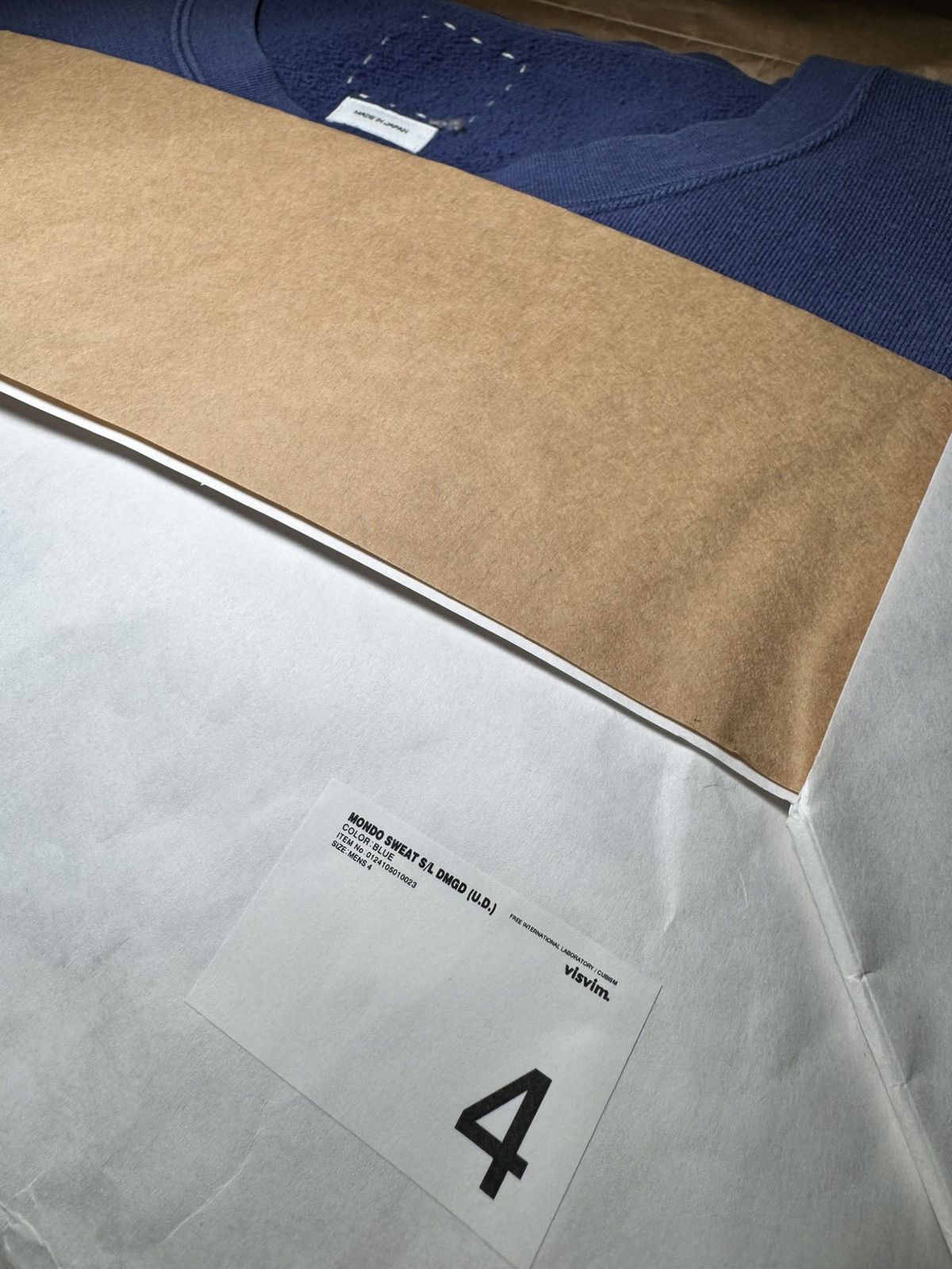 Visvim VISVIM “MONDO SWEAT S/L DMGD (U.D)” | Grailed