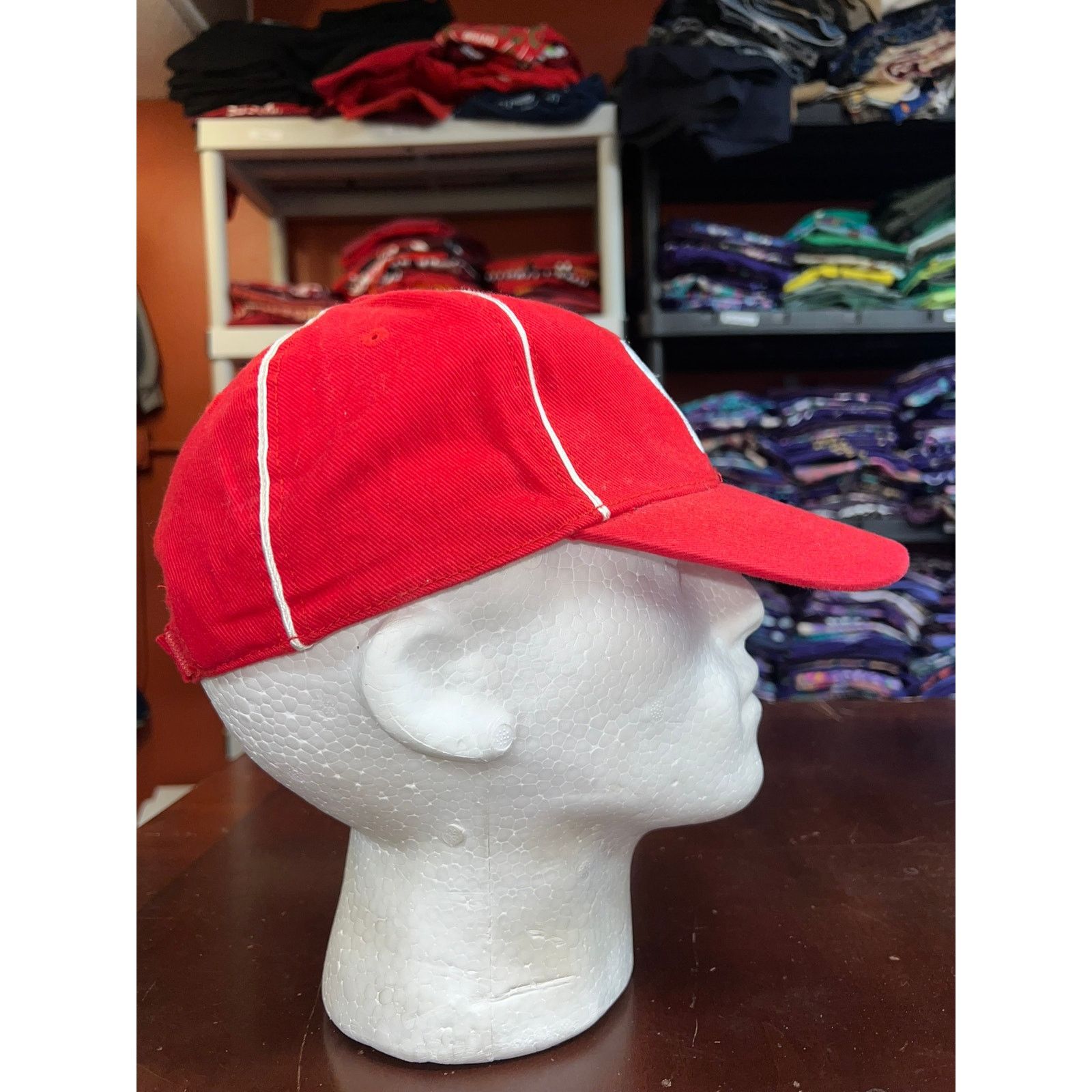 Vintage Kansas City Monarchs Hat NLBM Negro League Baseball Red Cap Size ONE SIZE - 5 Thumbnail