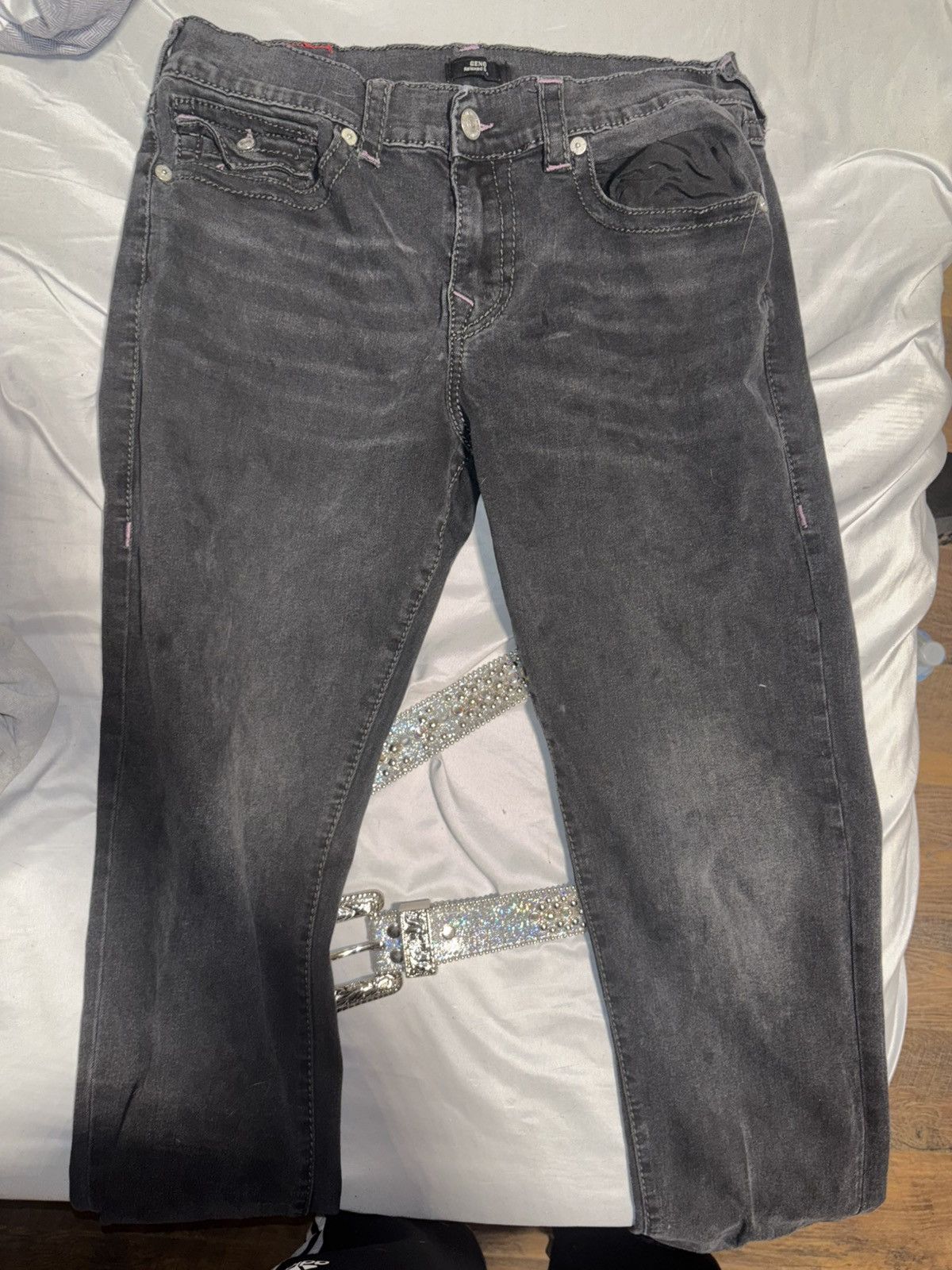 True Religion True Religion black & purple Size US 34 / EU 50 - 2 Thumbnail