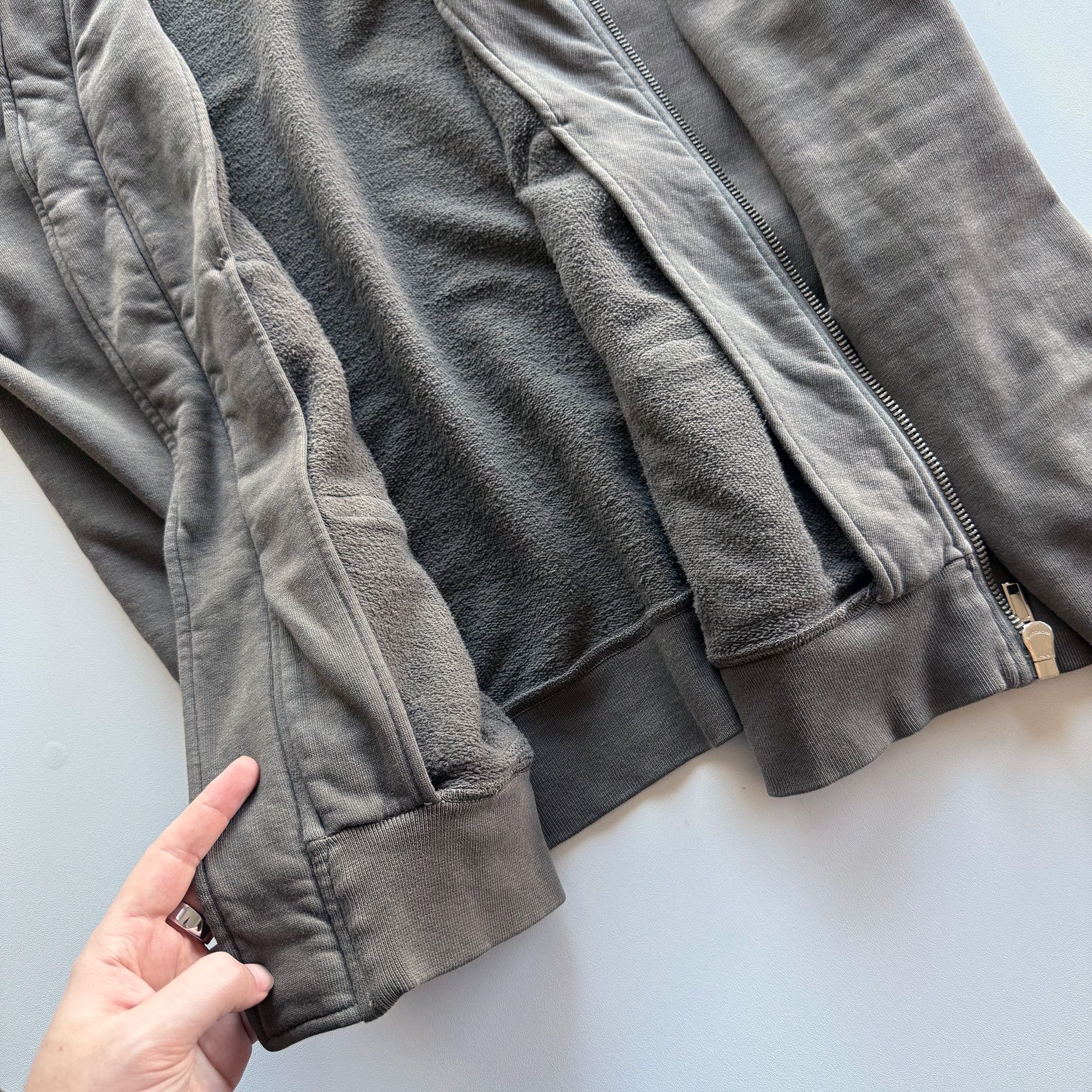 Rick Owens Drkshdw FW14 Moody Mountain Zip Up Hoodie Size US XL / EU 56 / 4 - 7 Thumbnail