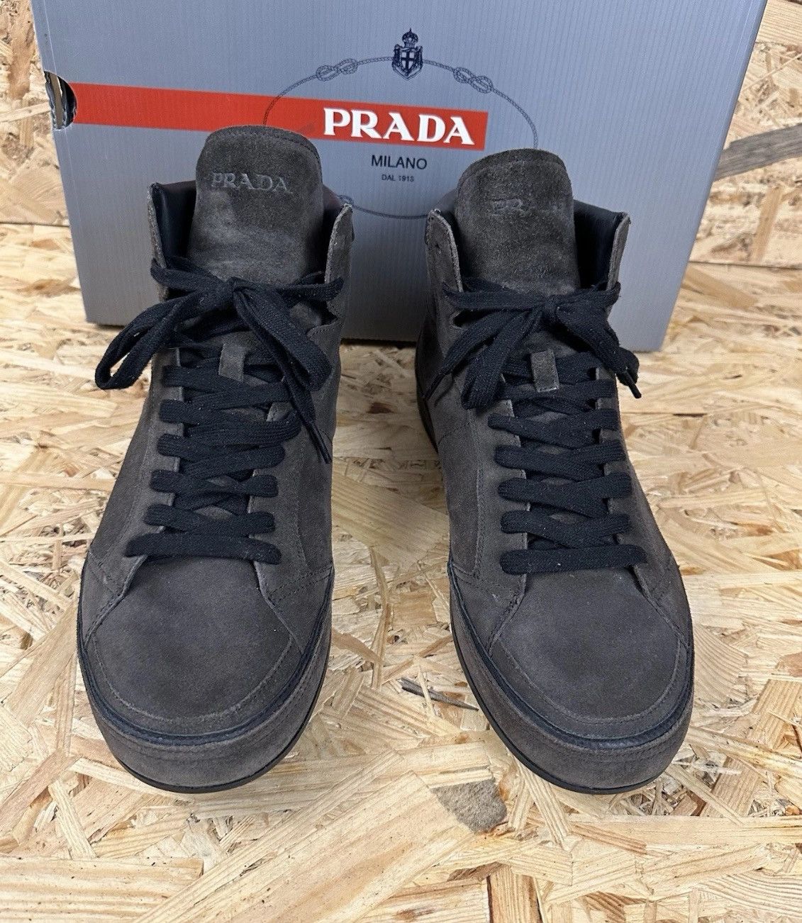 Prada Prada boots size 11,5 dark gray Size US 11.5 / EU 44-45 - 1 Thumbnail