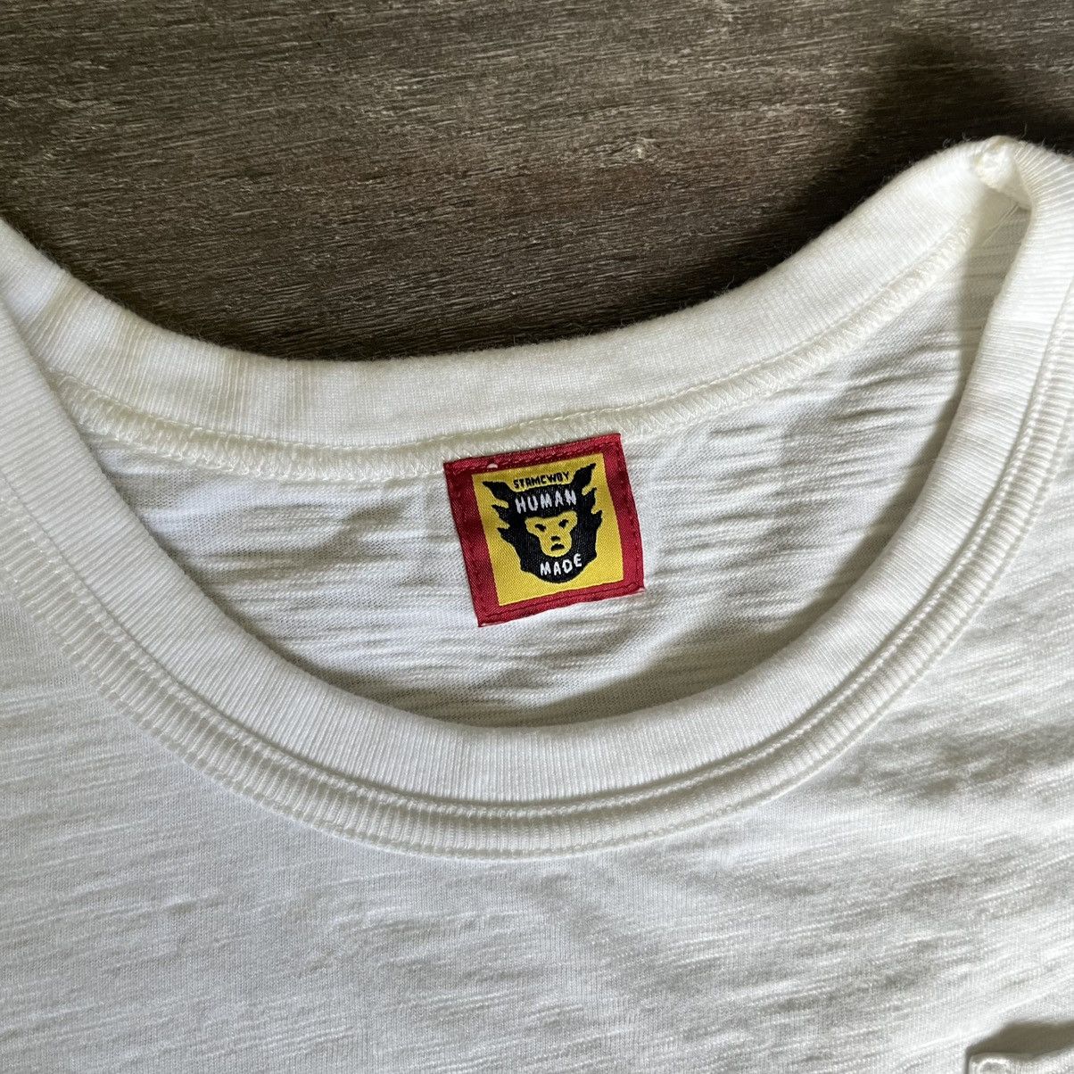 Human Made Human Made Duck Dry Alls Pocket Logo Graphic T Shirt Natural Size US XL / EU 56 / 4 - 6 Thumbnail
