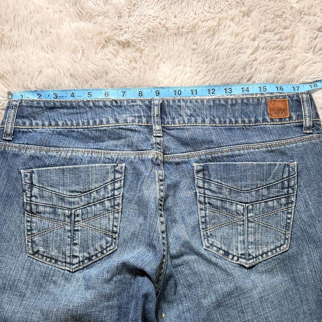 American Stitch American Eagle 77 Straight Jeans Distressed Size 14 Regular Size 36" / US 14 / IT 50 - 6 Thumbnail