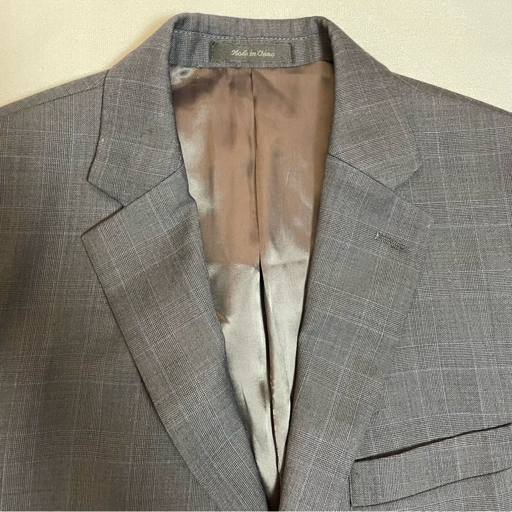Ralph Lauren Ralph Lauren Vintage Wool Dark Grey Suit Jacket Size 40R Size 40R - 9 Thumbnail