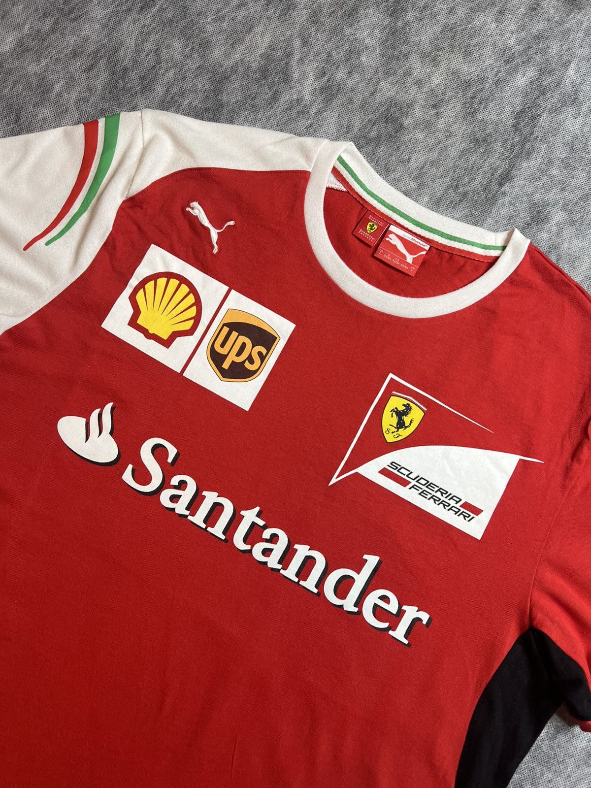Puma Ferrari Scuderia F1 Team T-Shirt Puma Santander Size US L / EU 52-54 / 3 - 2 Thumbnail